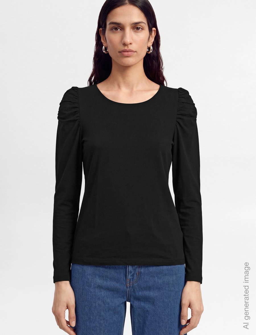 Claire Woman - CWAnne - langærmede toppe - black - 3