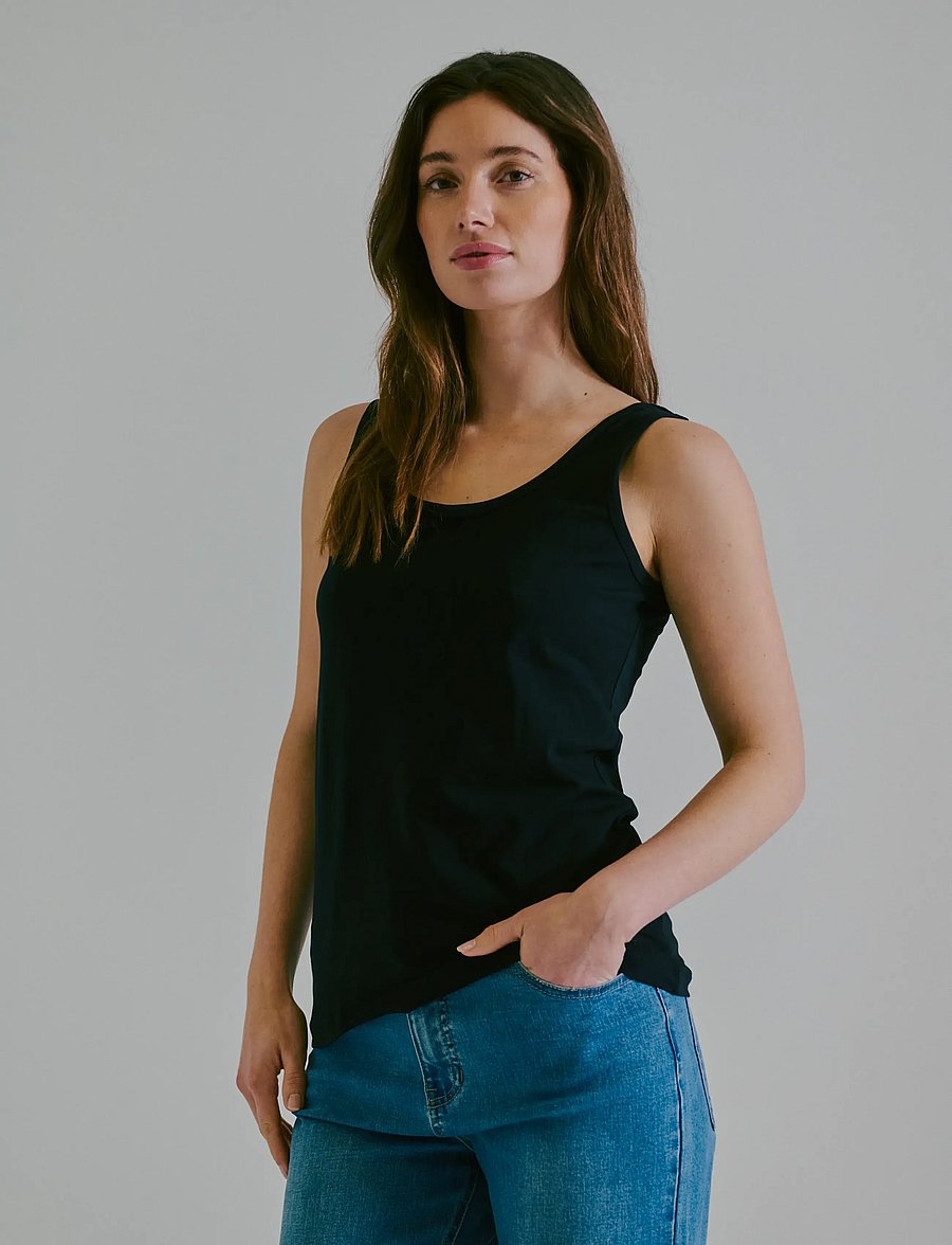 Claire Woman - T-shirt CWAlexa - hauts sans manches - black - 5