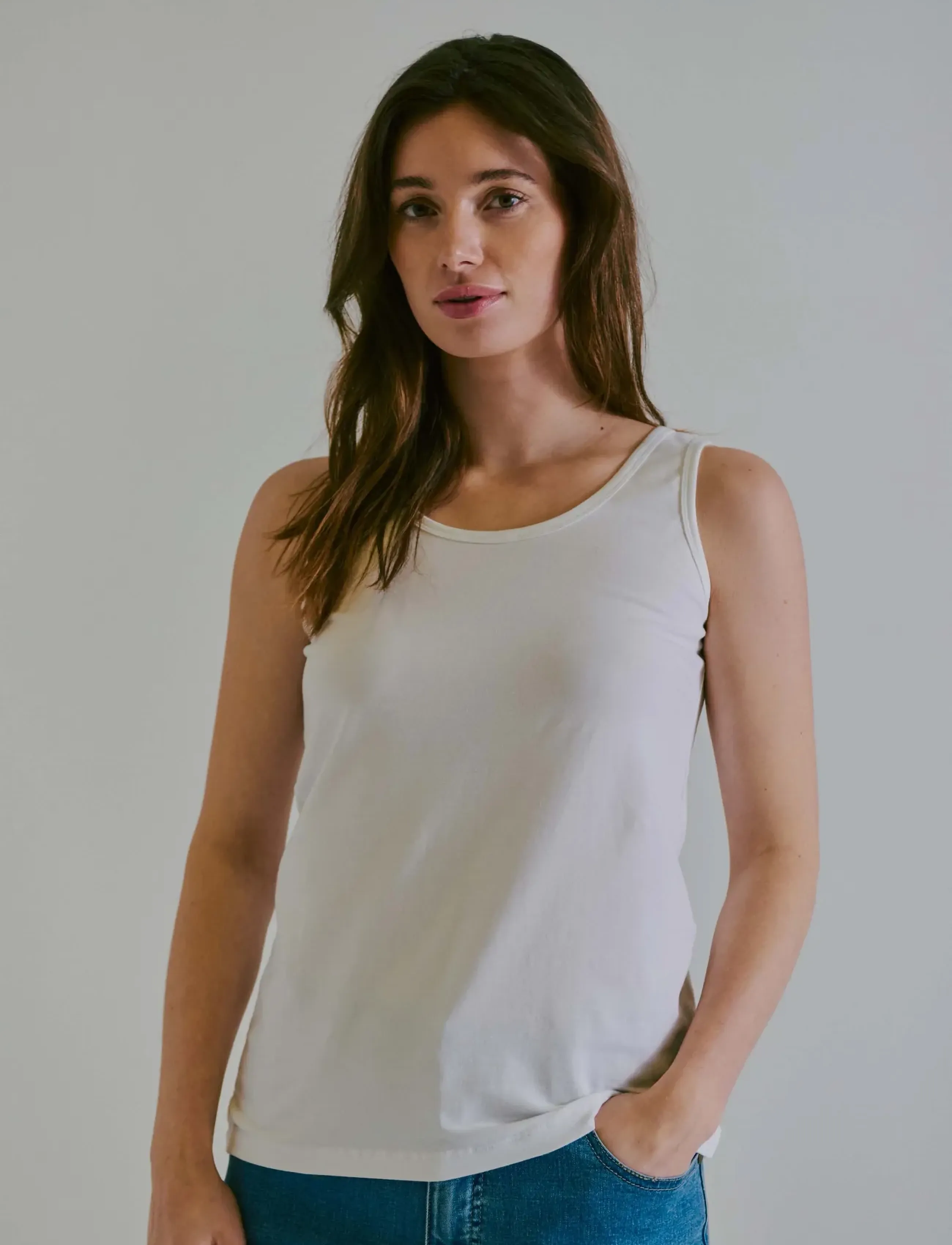 Claire Woman - T-shirt CWAlexa - linnen - white - 3
