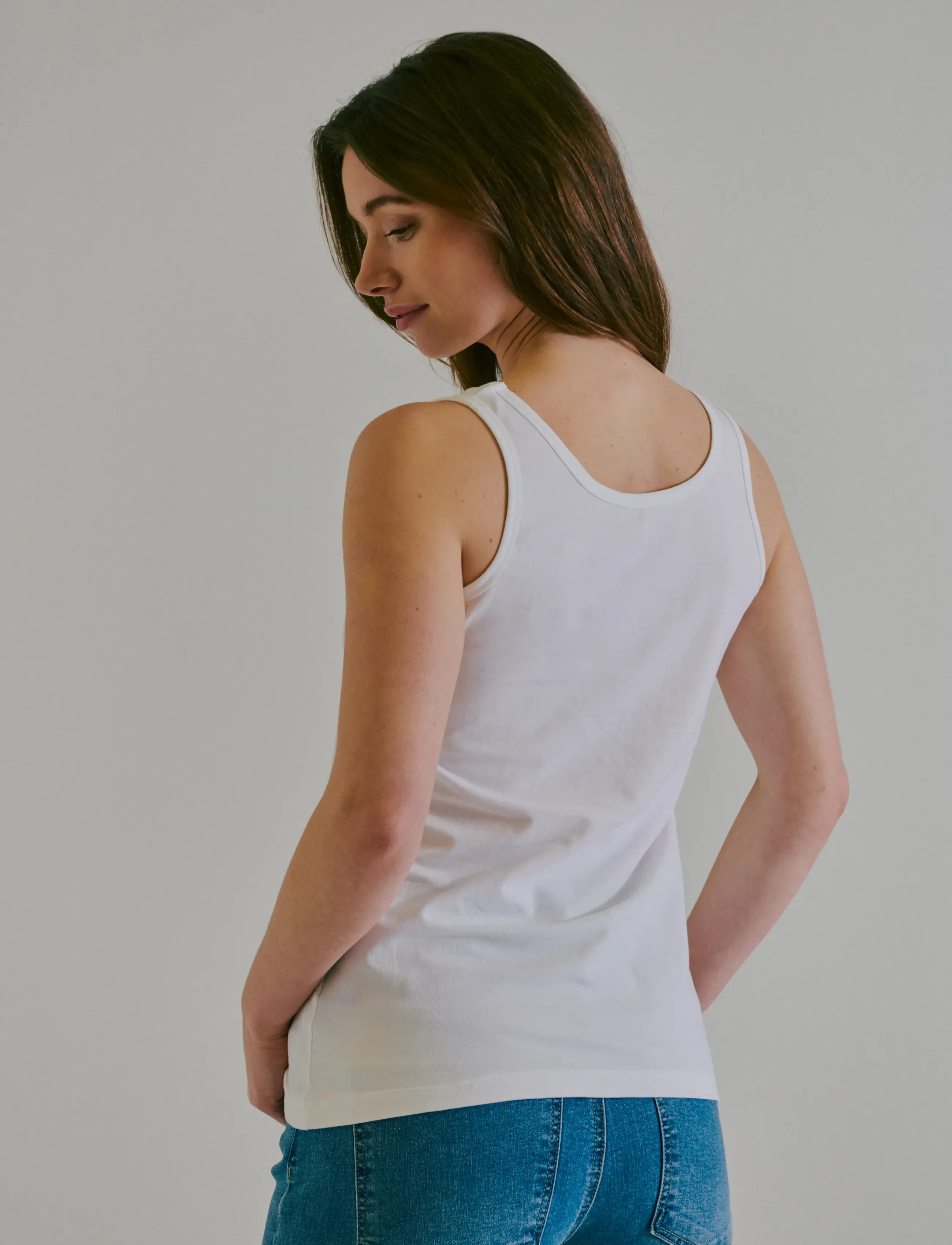 Claire Woman - T-shirt CWAlexa - linnen - white - 4