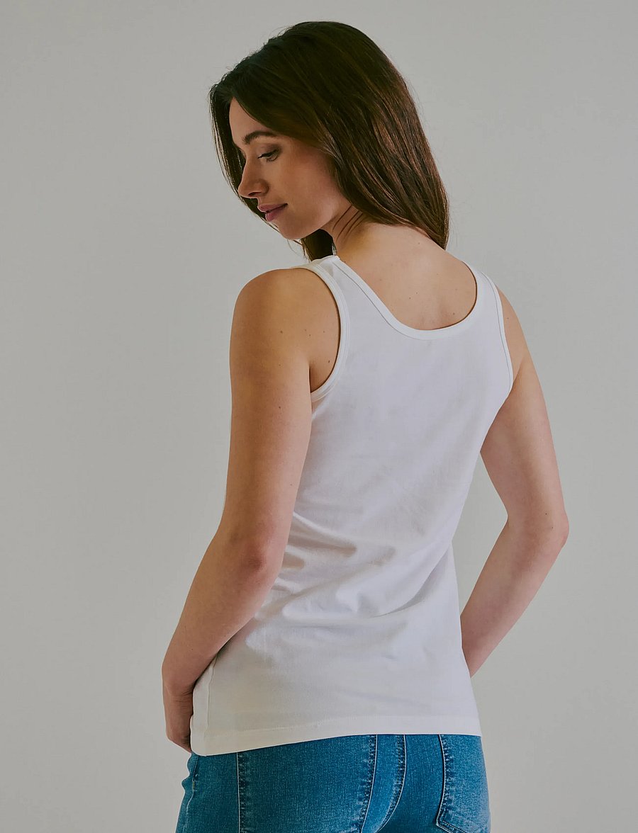 Claire Woman - T-shirt CWAlexa - linnen - white - 4