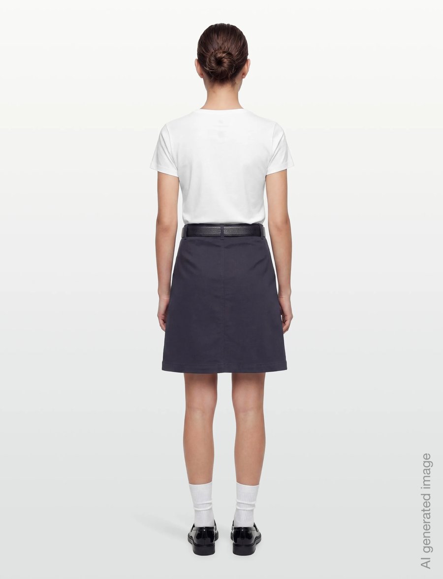Claire Woman - Cwnagina - denim skirts - dark navy - 4
