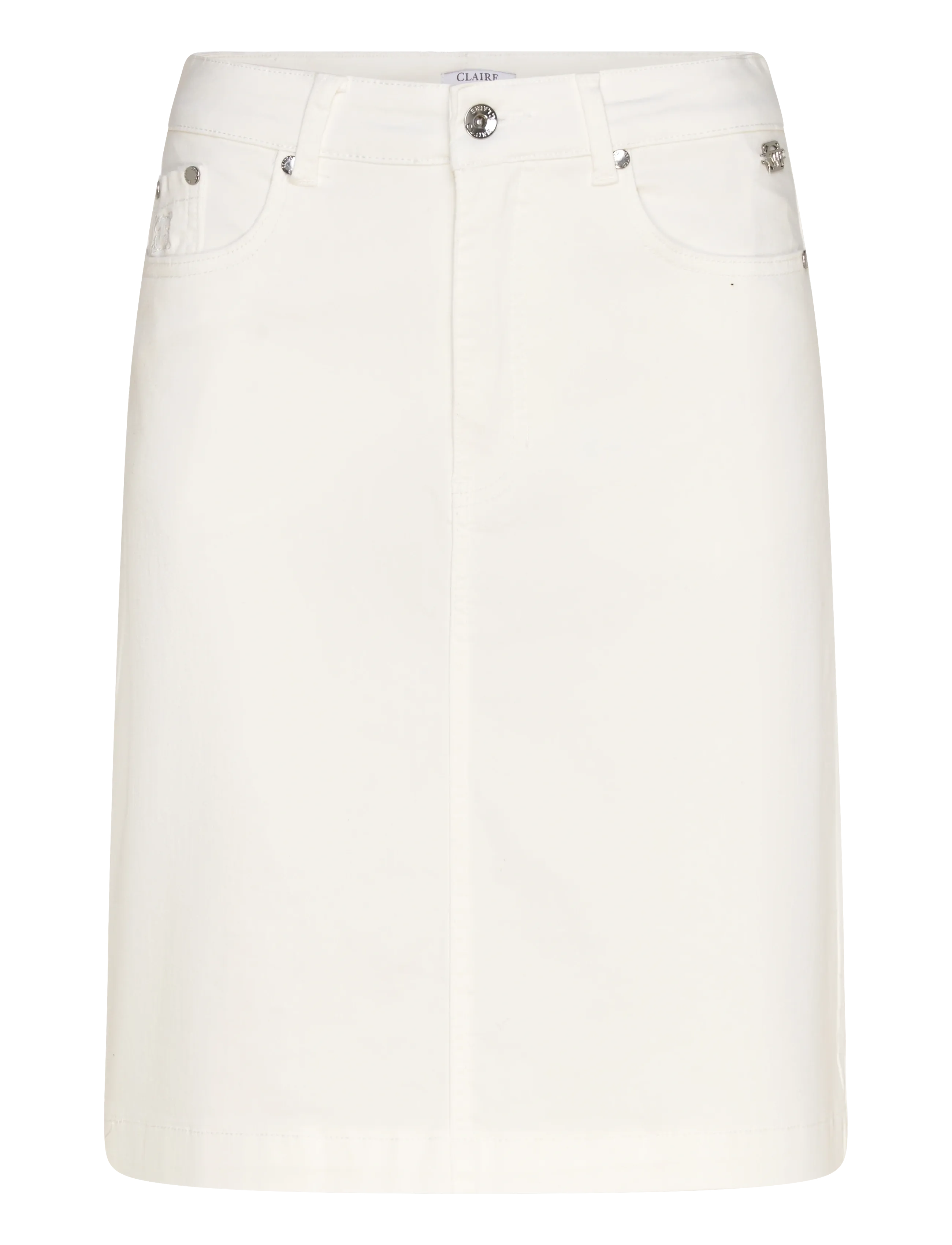 Claire Woman Cwnagina - Nederdele - GARDENIA / white