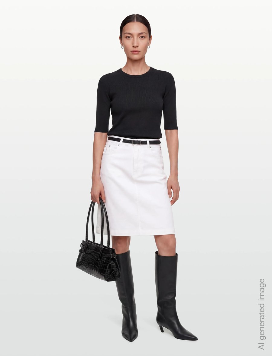 Claire Woman - Cwnagina - jeansröcke - gardenia - 0