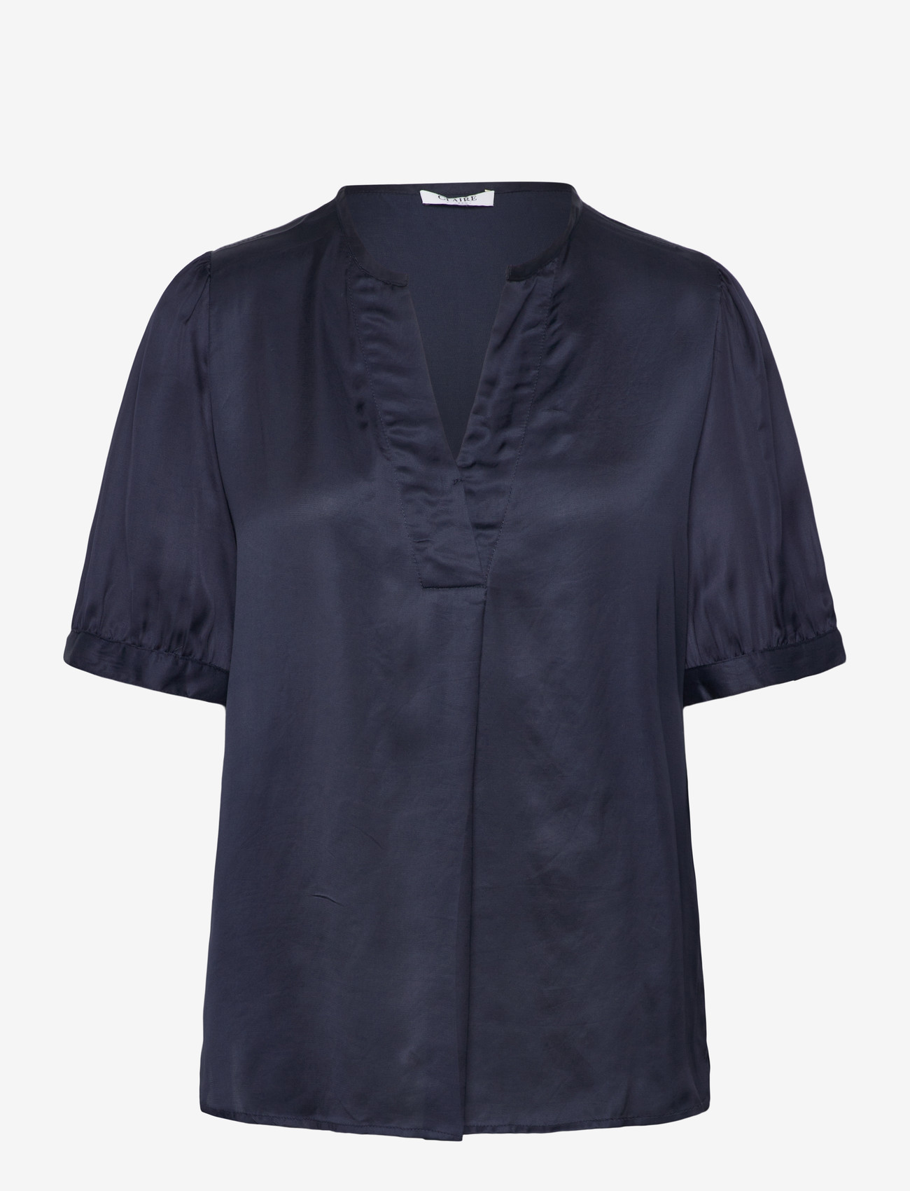 Claire Woman - CWRaphaela - kurzämlige blusen - dark navy - 0