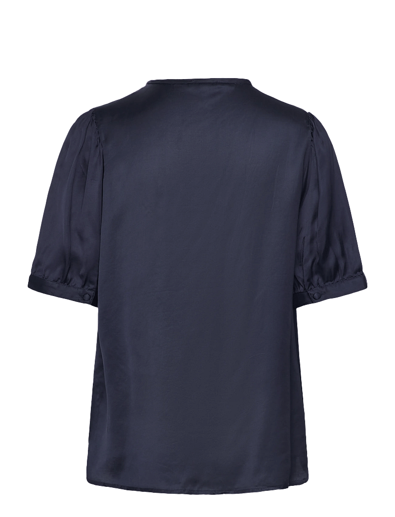 Claire Woman - CWRaphaela - kurzämlige blusen - dark navy - 1