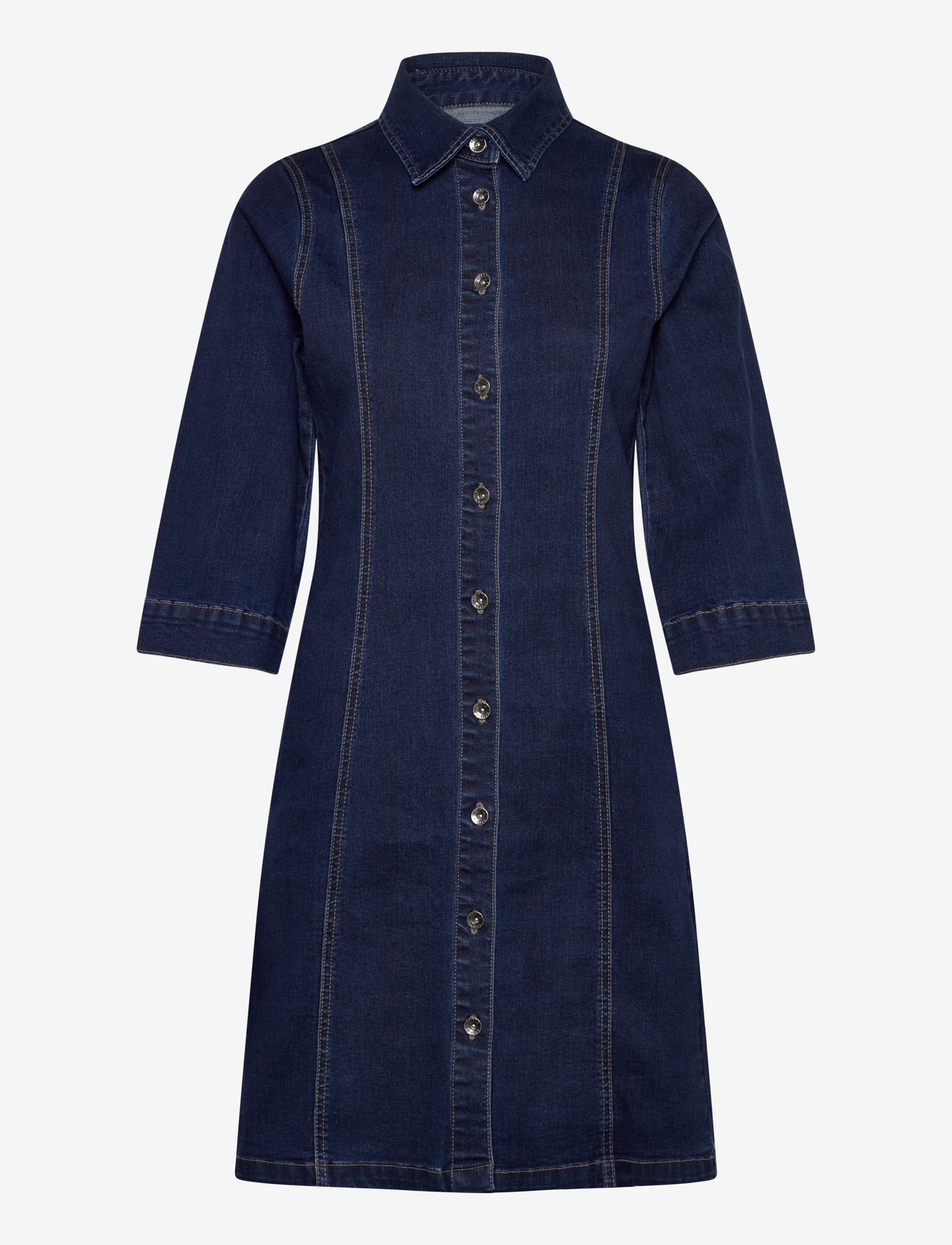 Claire Woman - CWDaisymariia - hemdkleider - medium blue denim - 1