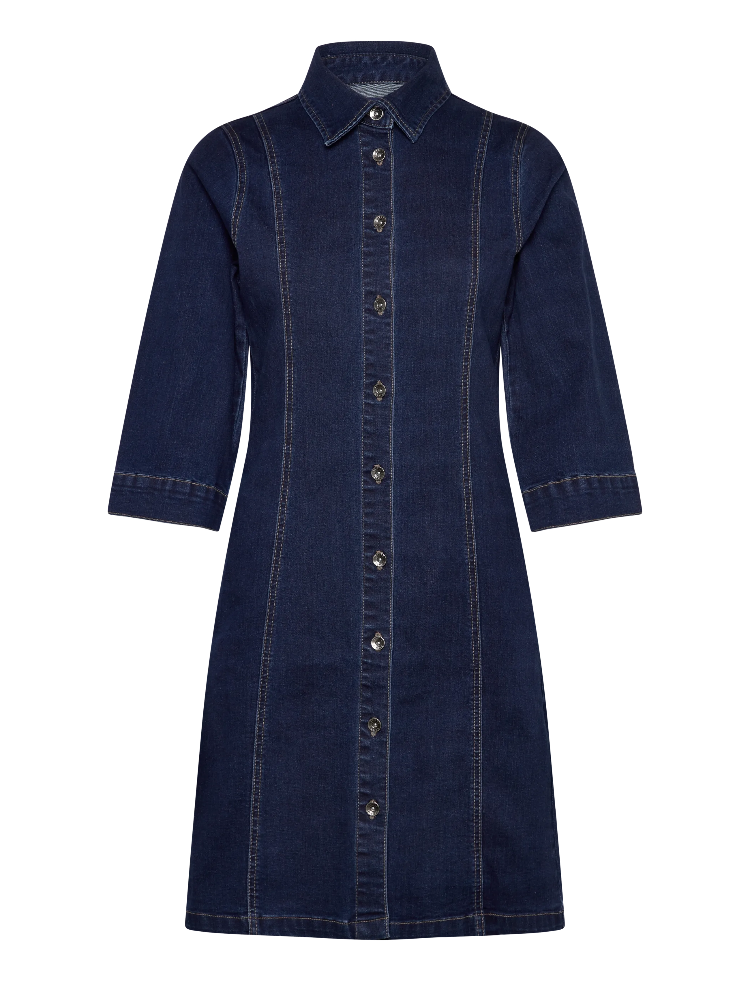 Claire Woman CWDaisymariia - Kleidid - MEDIUM BLUE DENIM / navy