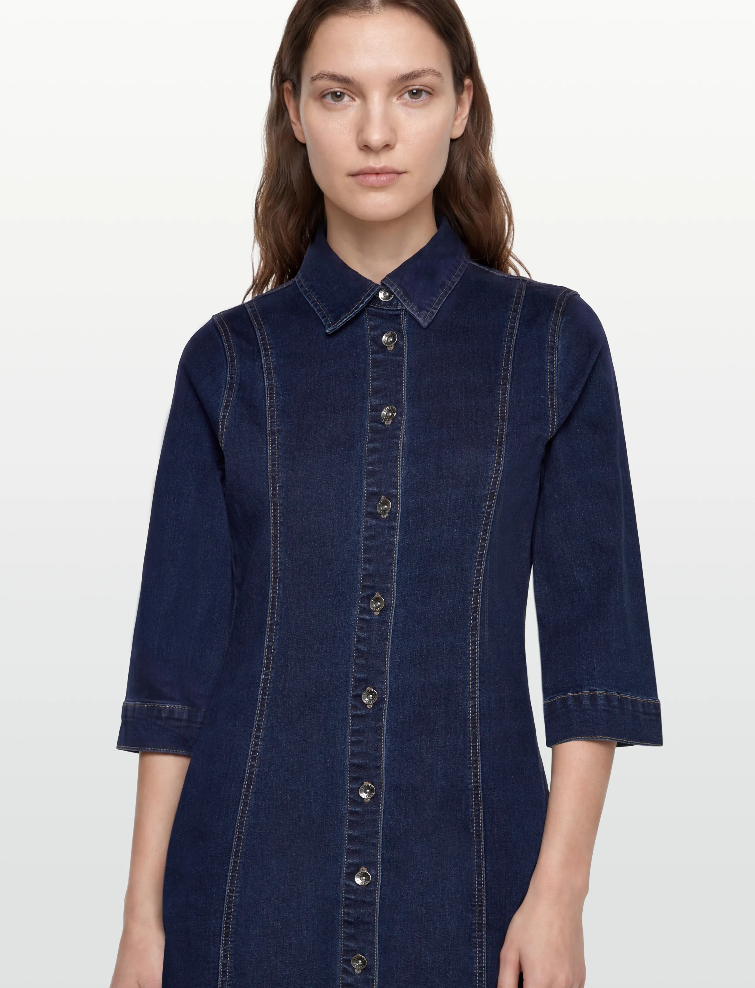 Claire Woman - CWDaisymariia - skjortklänningar - medium blue denim - 3
