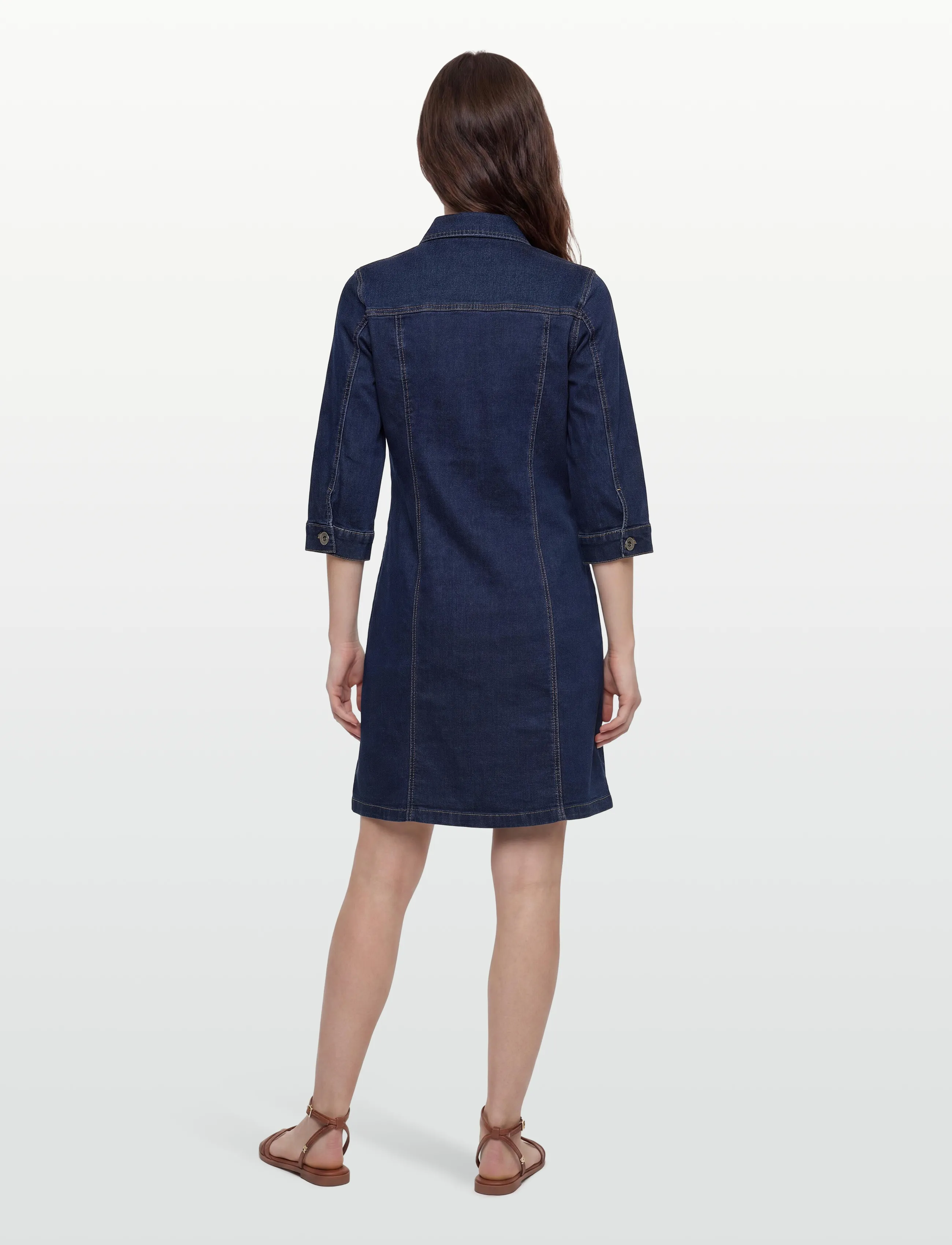 Claire Woman - CWDaisymariia - skjortklänningar - medium blue denim - 4