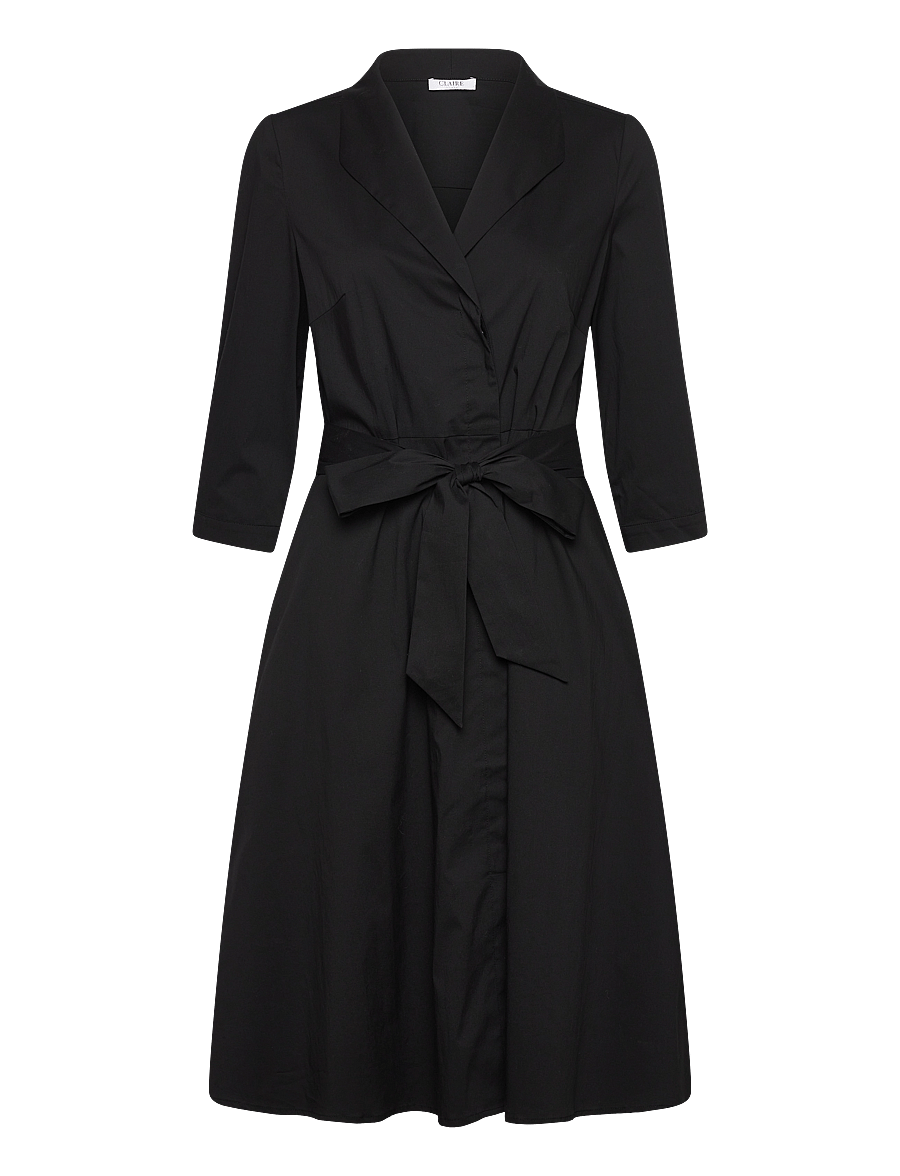 Claire Woman - CWDimanta - midiklänningar - black - 1