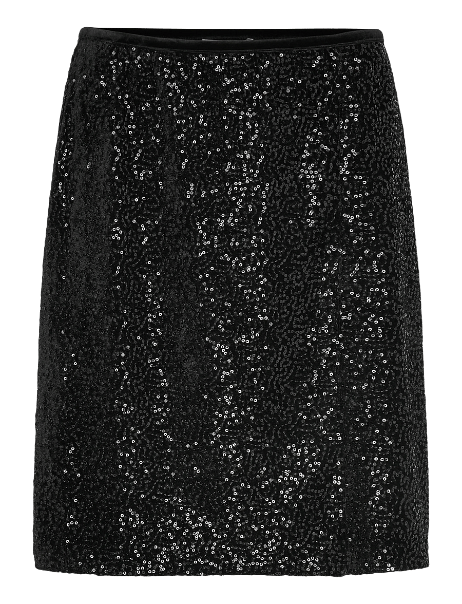 Claire Woman - CWNoreen - paljettskjørt - black - 1
