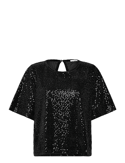 Claire Woman CWRosalind - T-shirts & Tops - BLACK / black