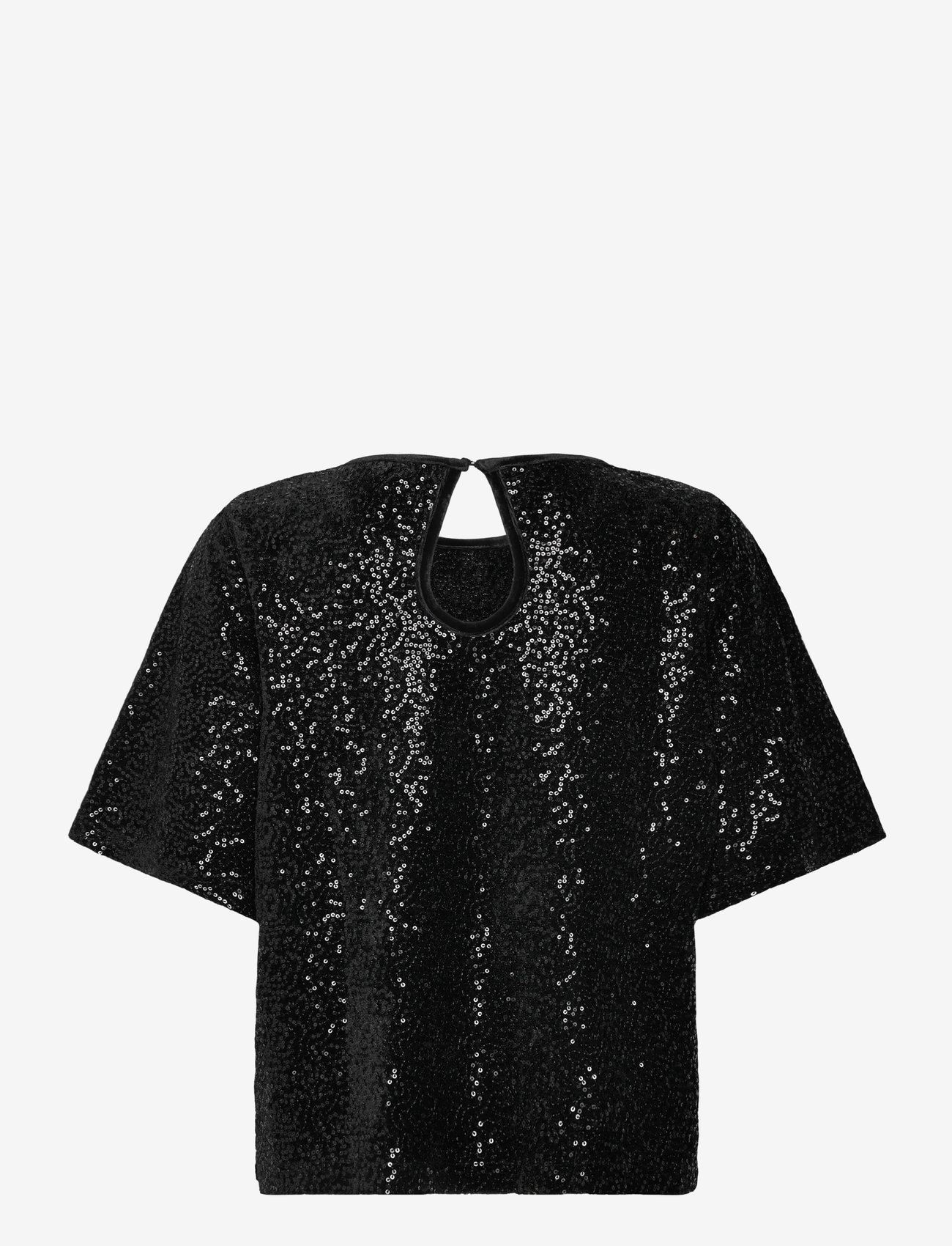 Claire Woman - CWRosalind - kurzämlige blusen - black - 1