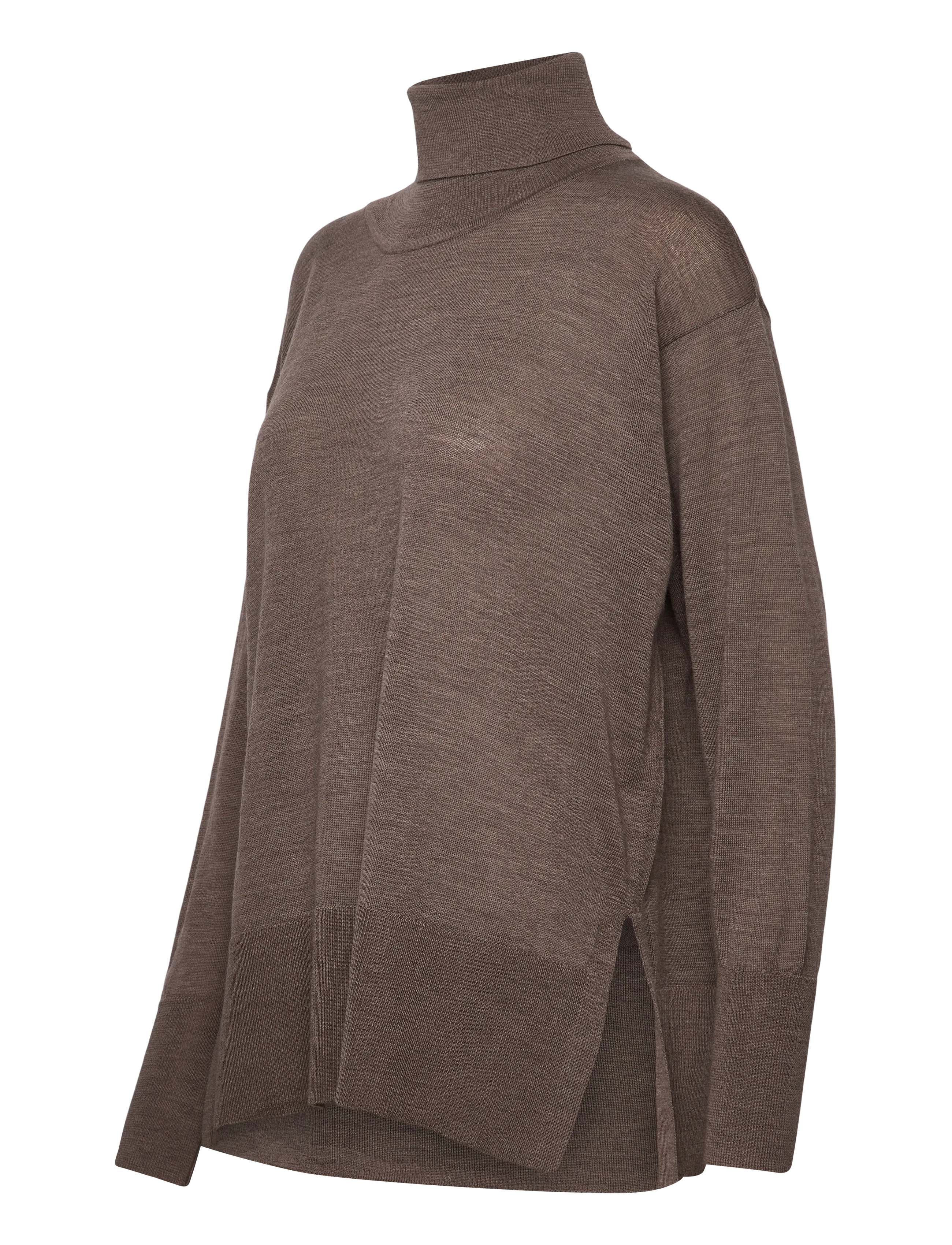 Claire Woman - CWPaola - kõrge kaelusega kudumid - cacao melange - 2