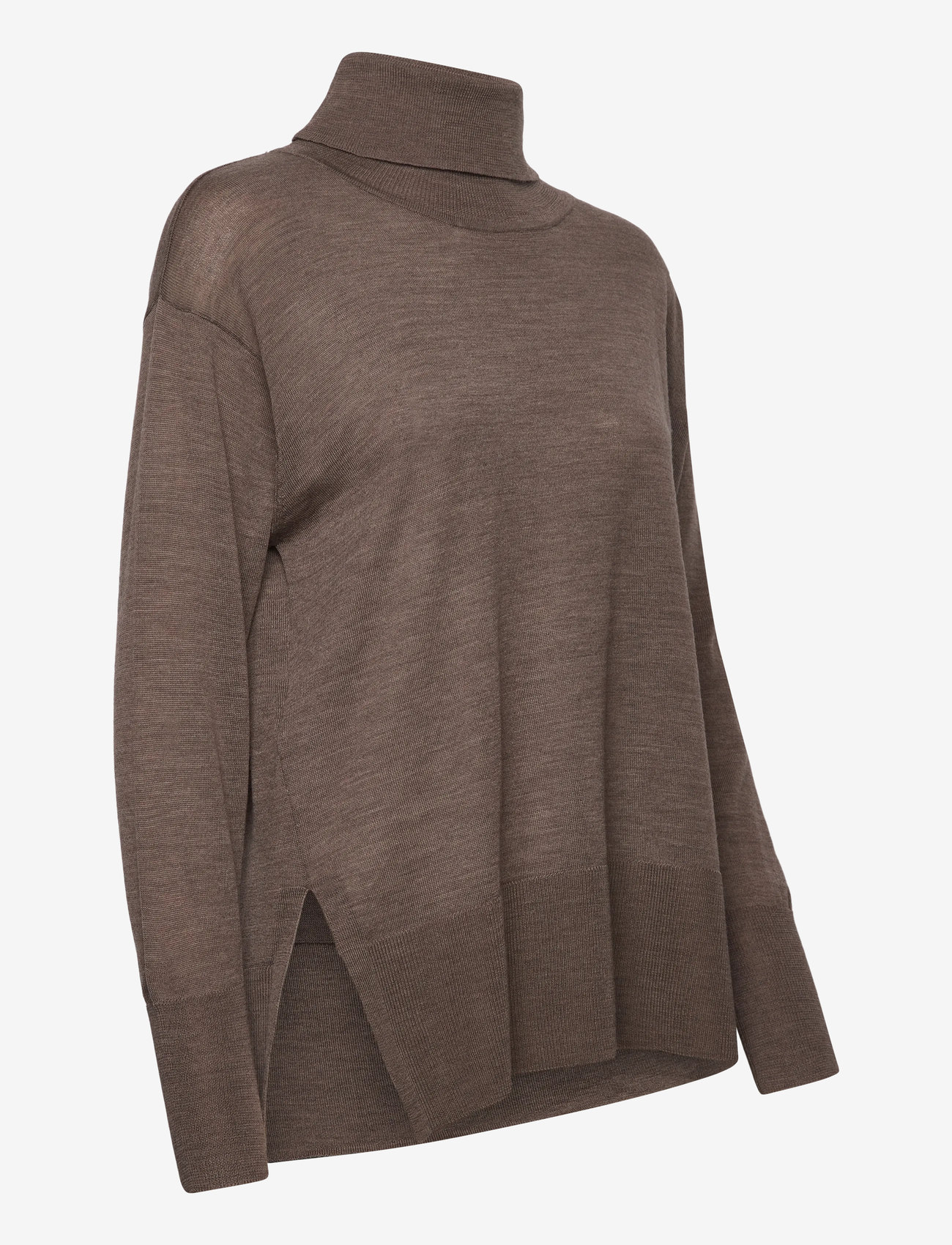 Claire Woman - CWPaola - rullekraver - cacao melange - 3