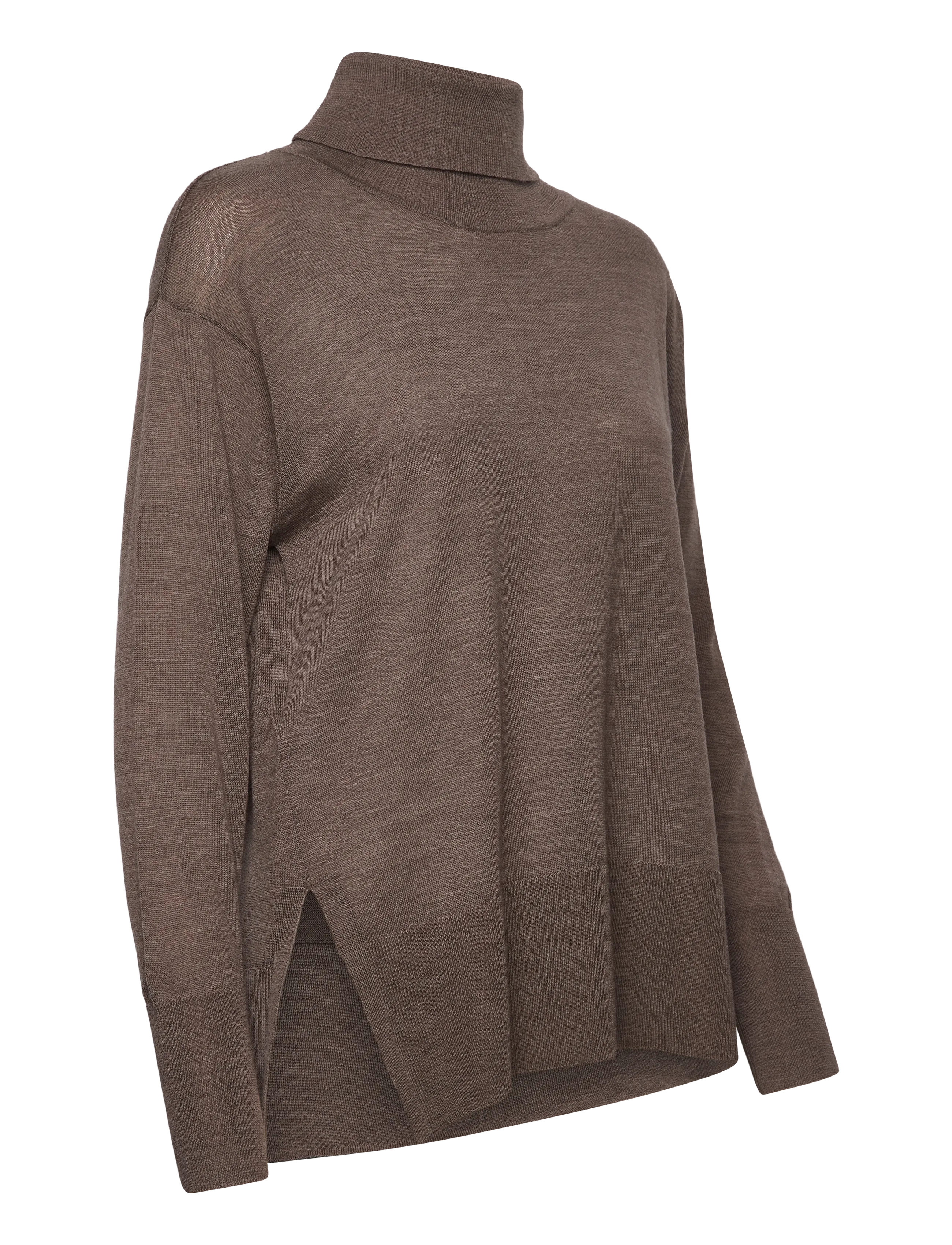 Claire Woman - CWPaola - kõrge kaelusega kudumid - cacao melange - 3