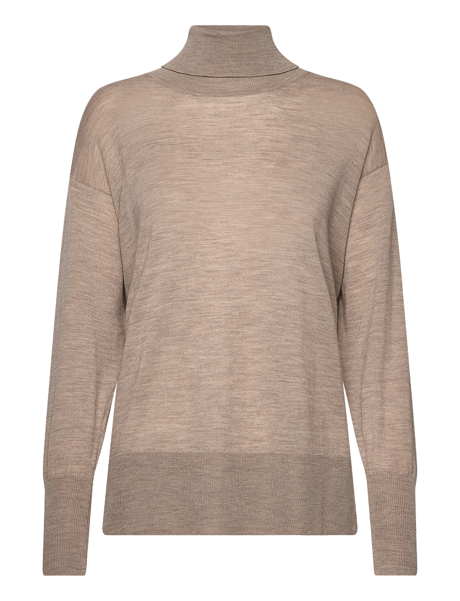 Claire Woman - CWPaola - rollkragenpullover - chinchilla melange - 1