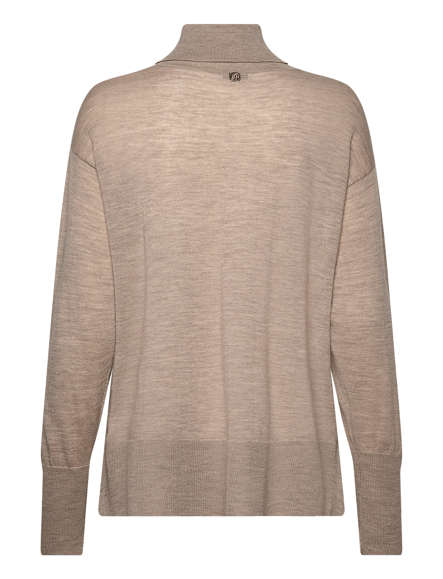 Claire Woman - CWPaola - rollkragenpullover - chinchilla melange - 2