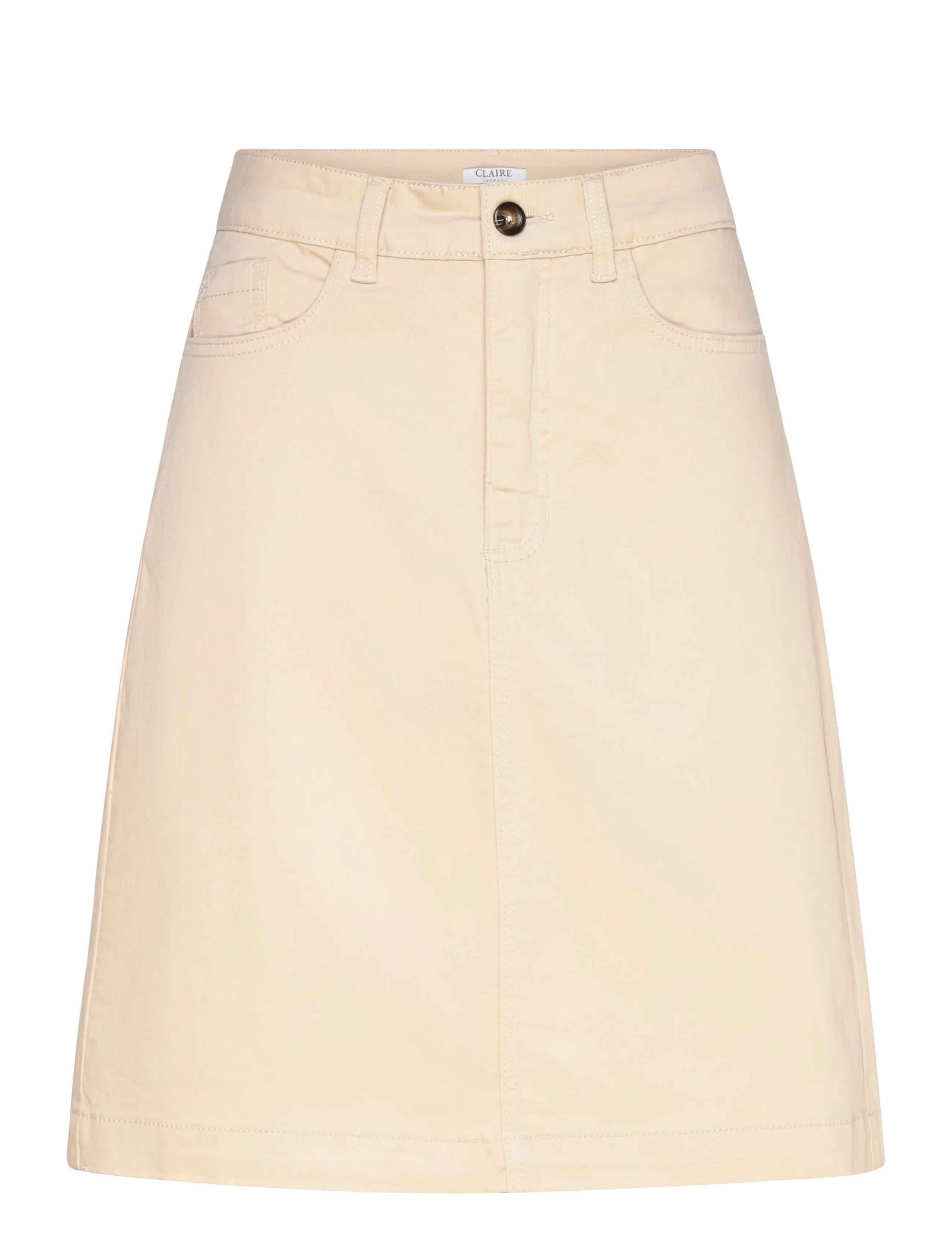 Claire Woman Cwnagina - Short skirts - SAND STONE / beige