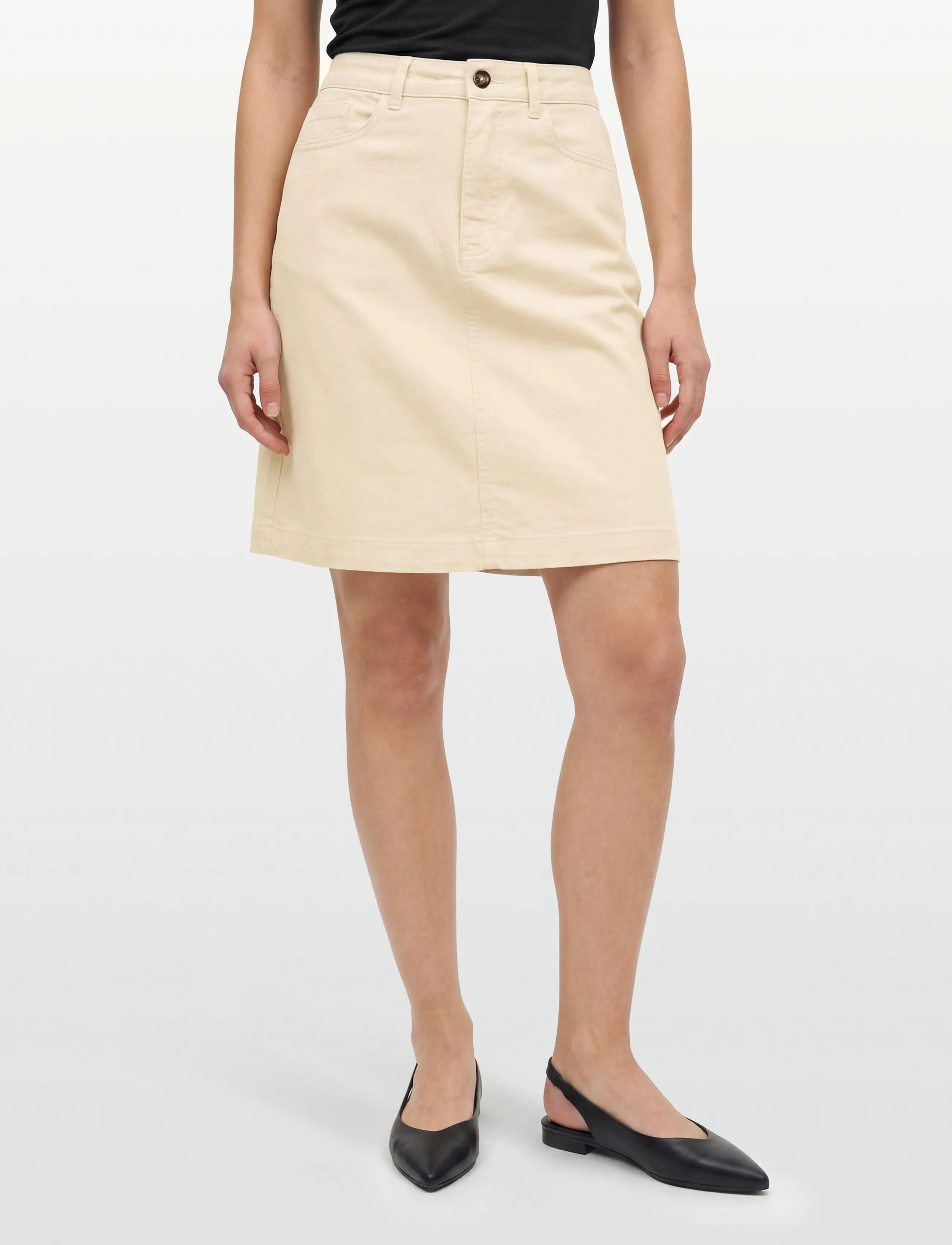 Claire Woman - Cwnagina - kurze röcke - sand stone - 3