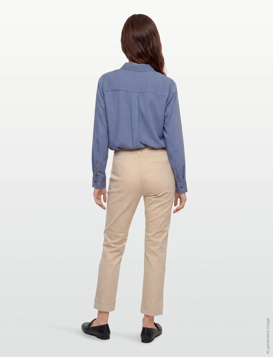 Claire Woman - Cwthareza - chinos - sand stone - 4