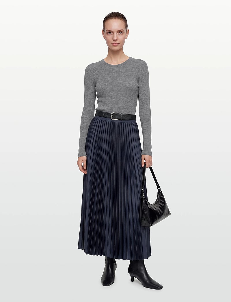 Claire Woman - Skirts CWNalinee - pleated skirts - dark navy - 0