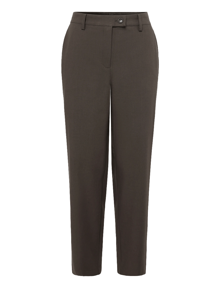 Claire Woman - Cwtitina - slim fit-byxor - cacao melange - 0
