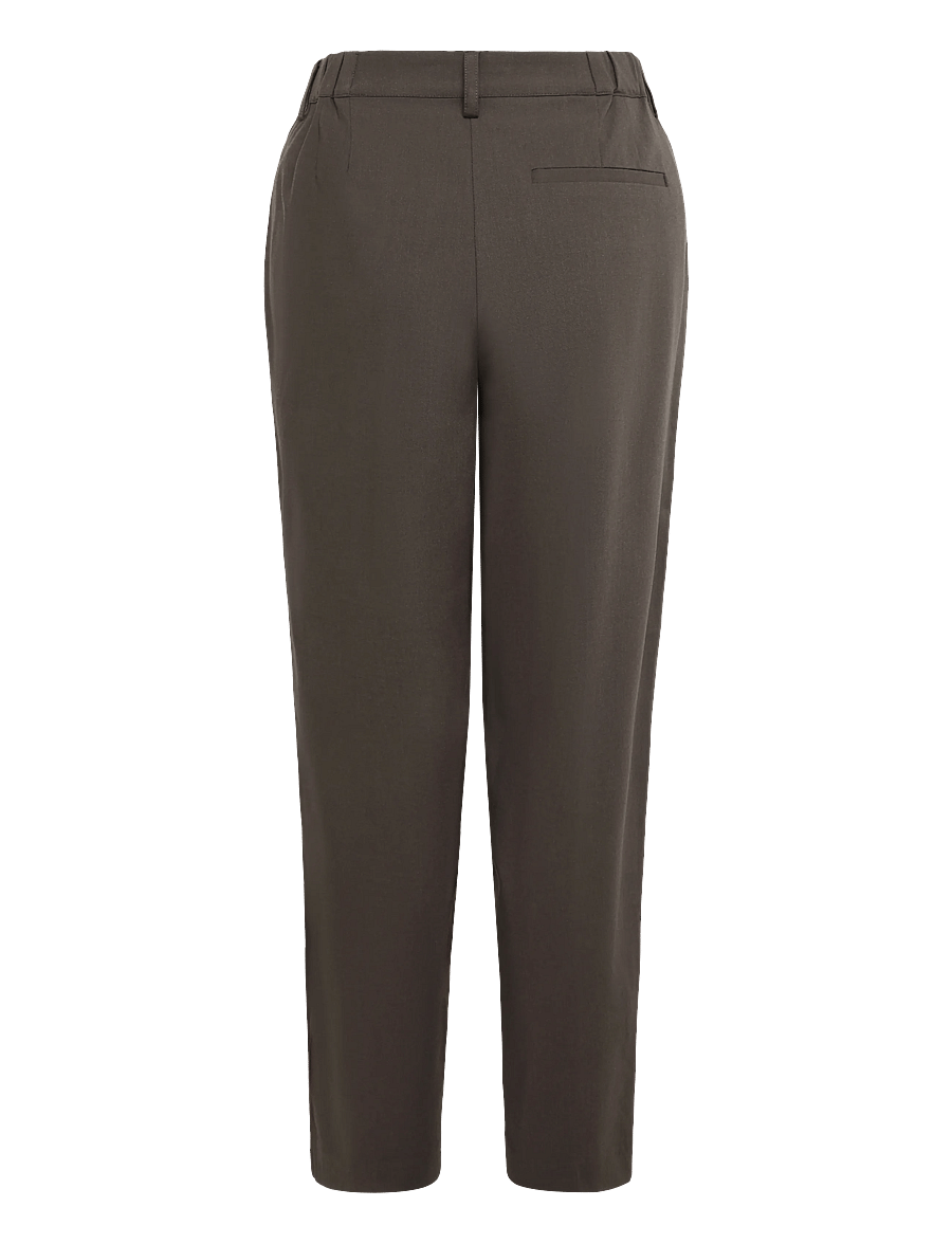 Claire Woman - Cwtitina - slim fit-byxor - cacao melange - 1