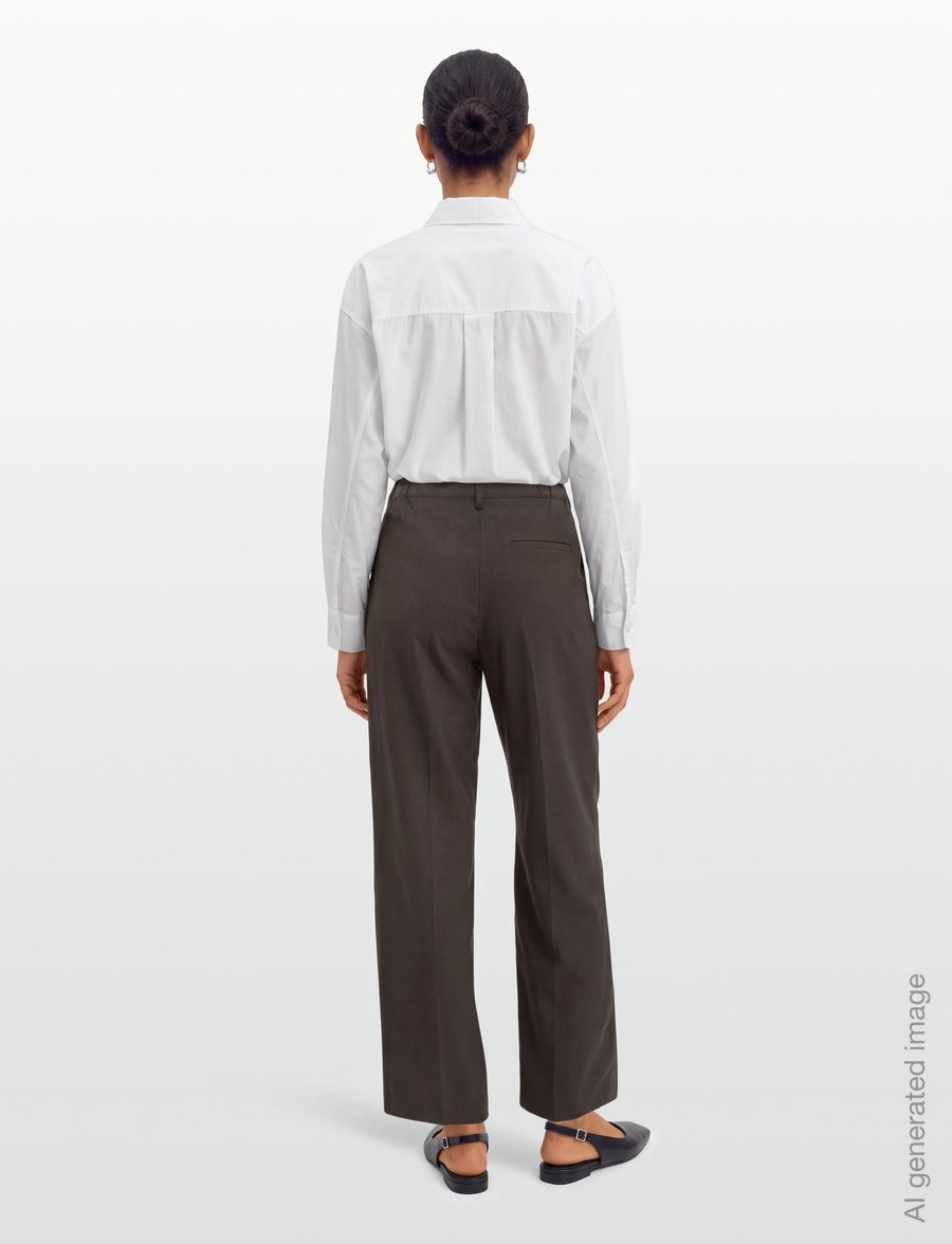 Claire Woman - Cwtitina - kitsad püksid - cacao melange - 4