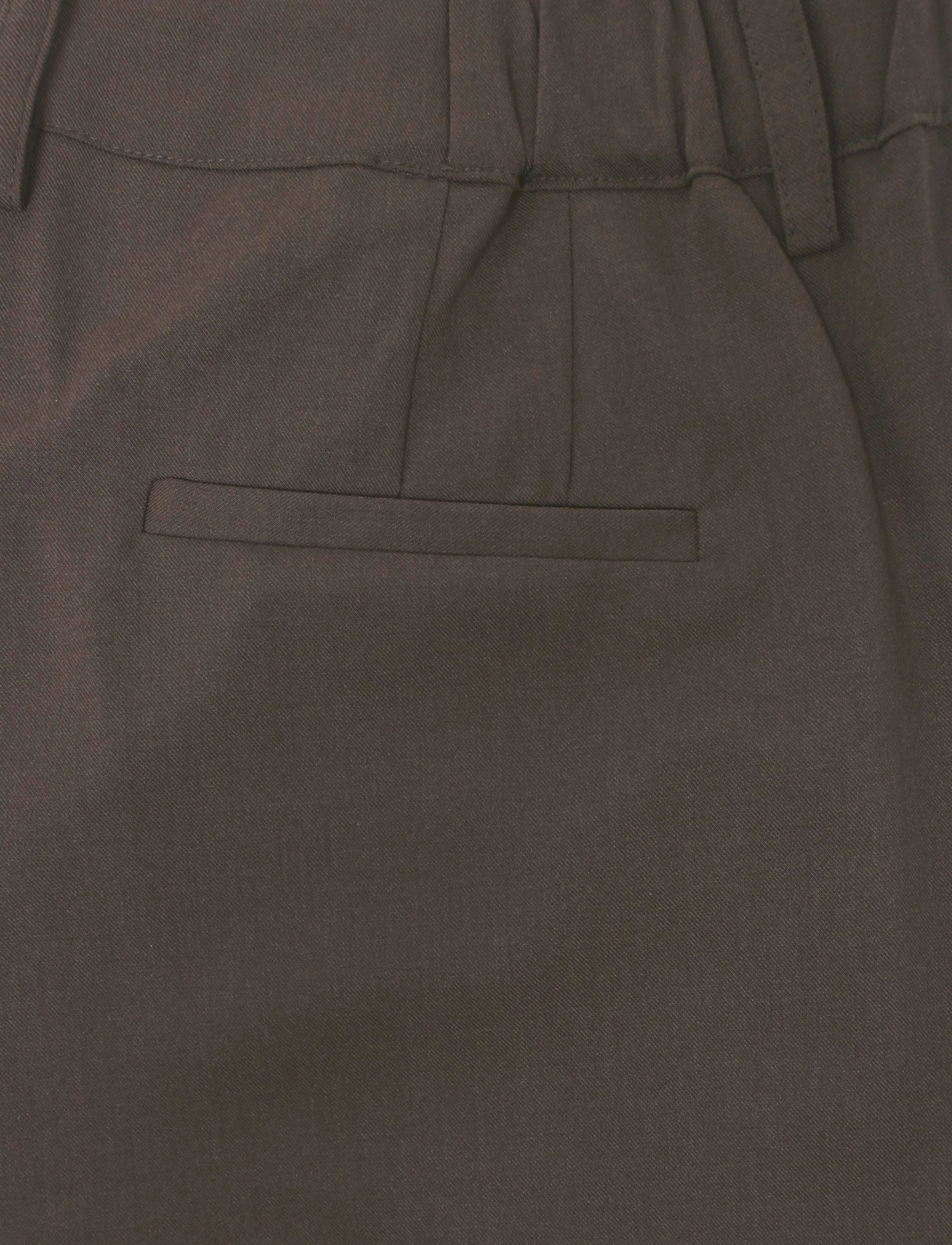 Claire Woman - Cwtitina - slim fit-byxor - cacao melange - 2