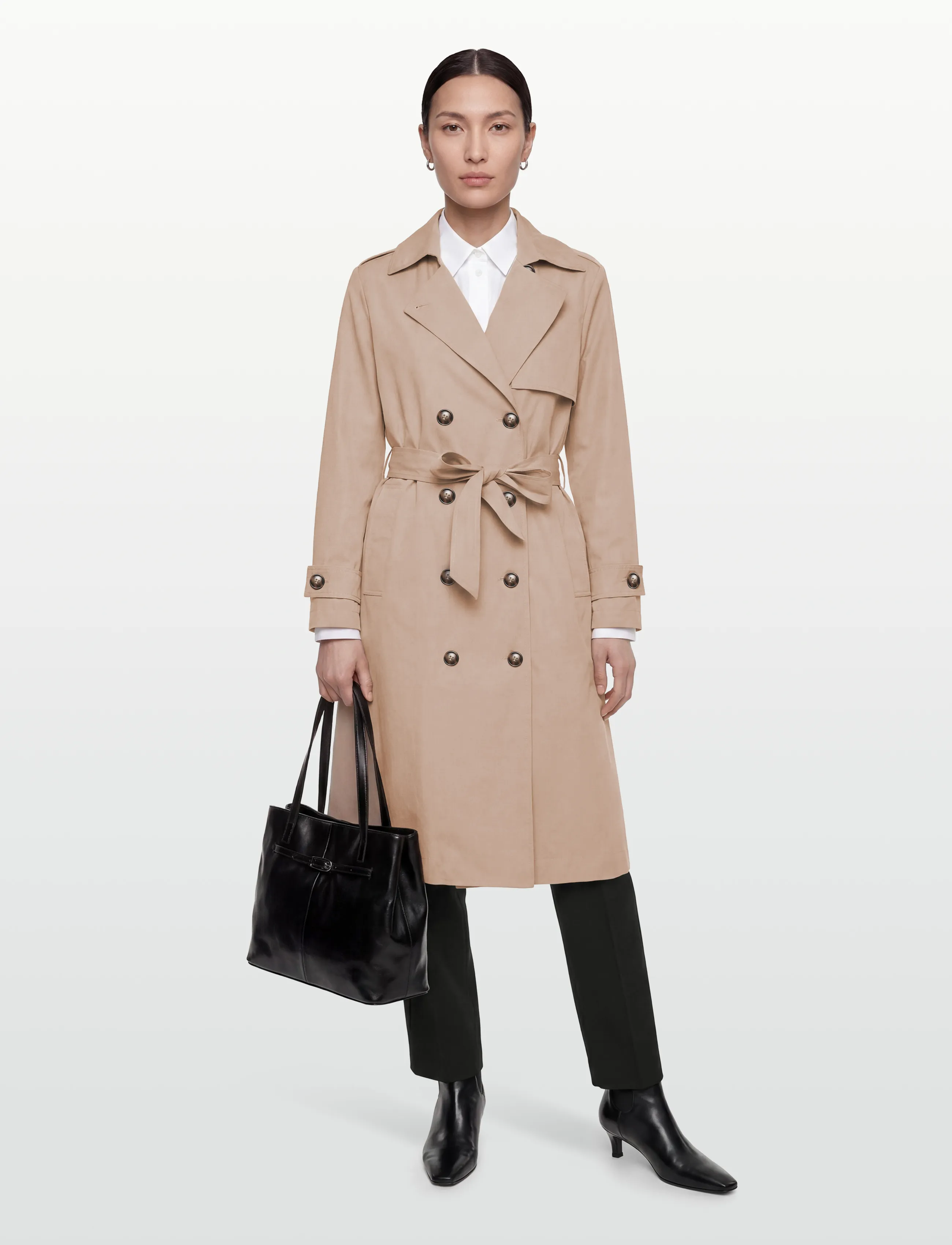Claire Woman Cwofilia, 38, Coats, Beige - Trench Frauen