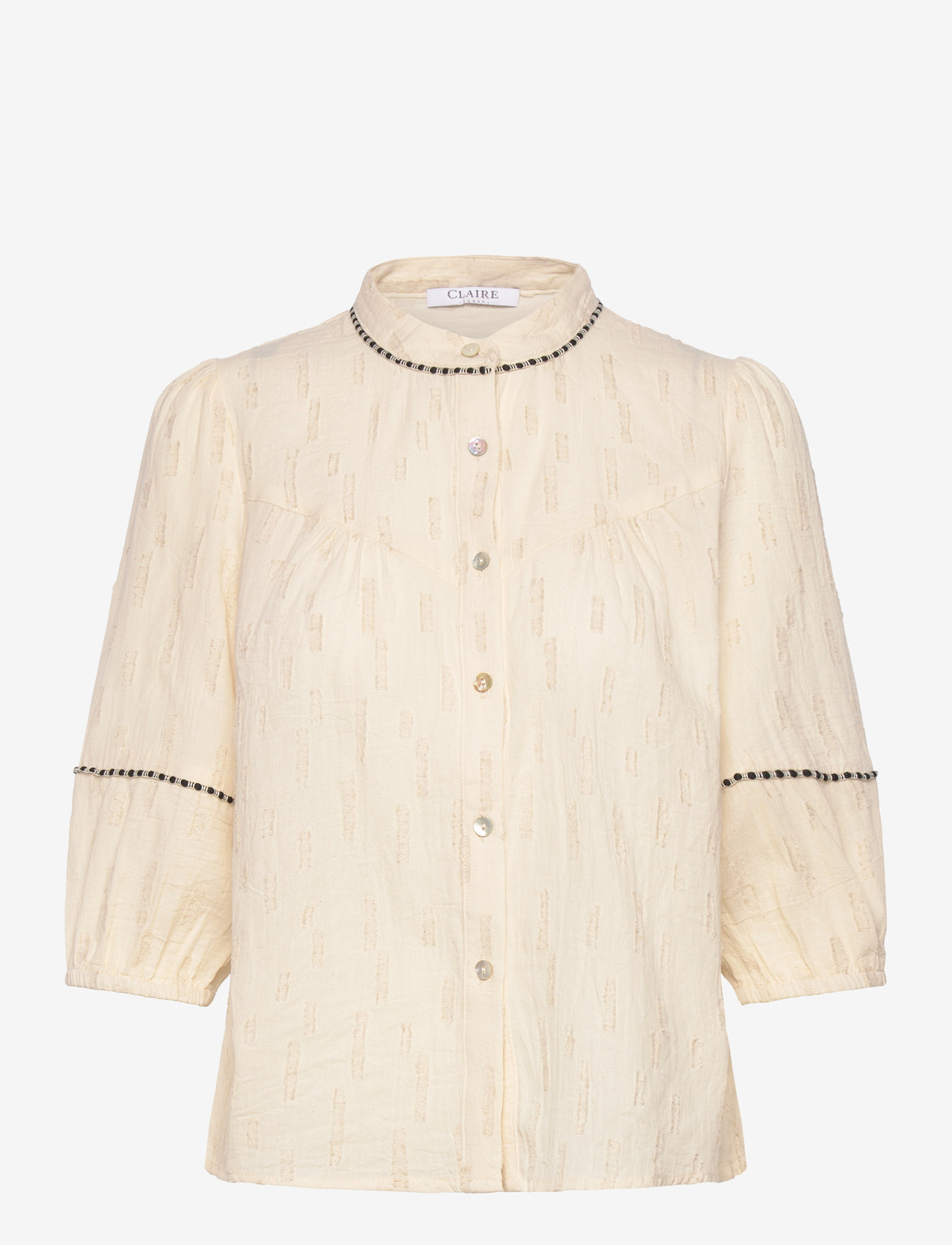 Claire Woman - CWRebeka - kortermede skjorter - gardenia - 0