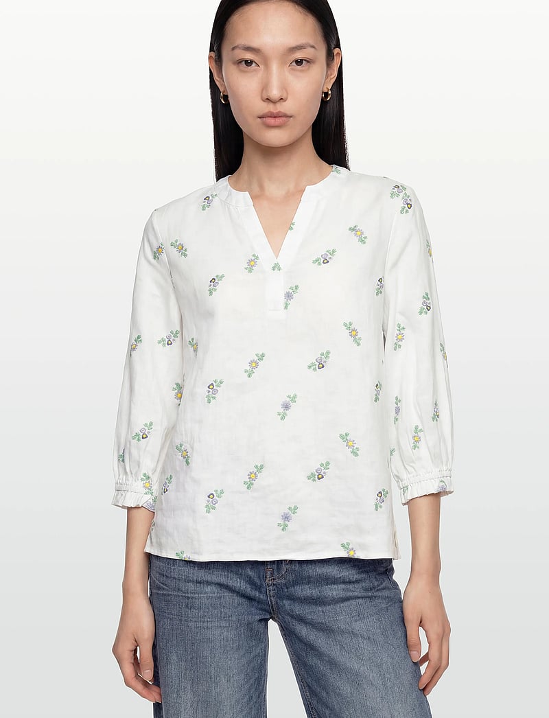 Claire Woman - Cwrikkeliza - linen shirts - angel blue - 3