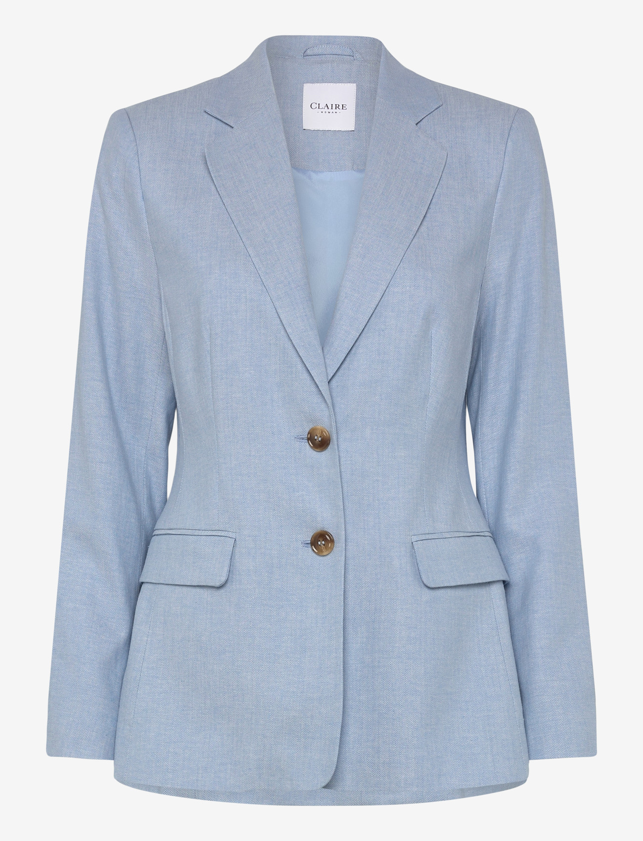Claire Woman - Cwestella - enkeltradede blazere - vista blue - 1