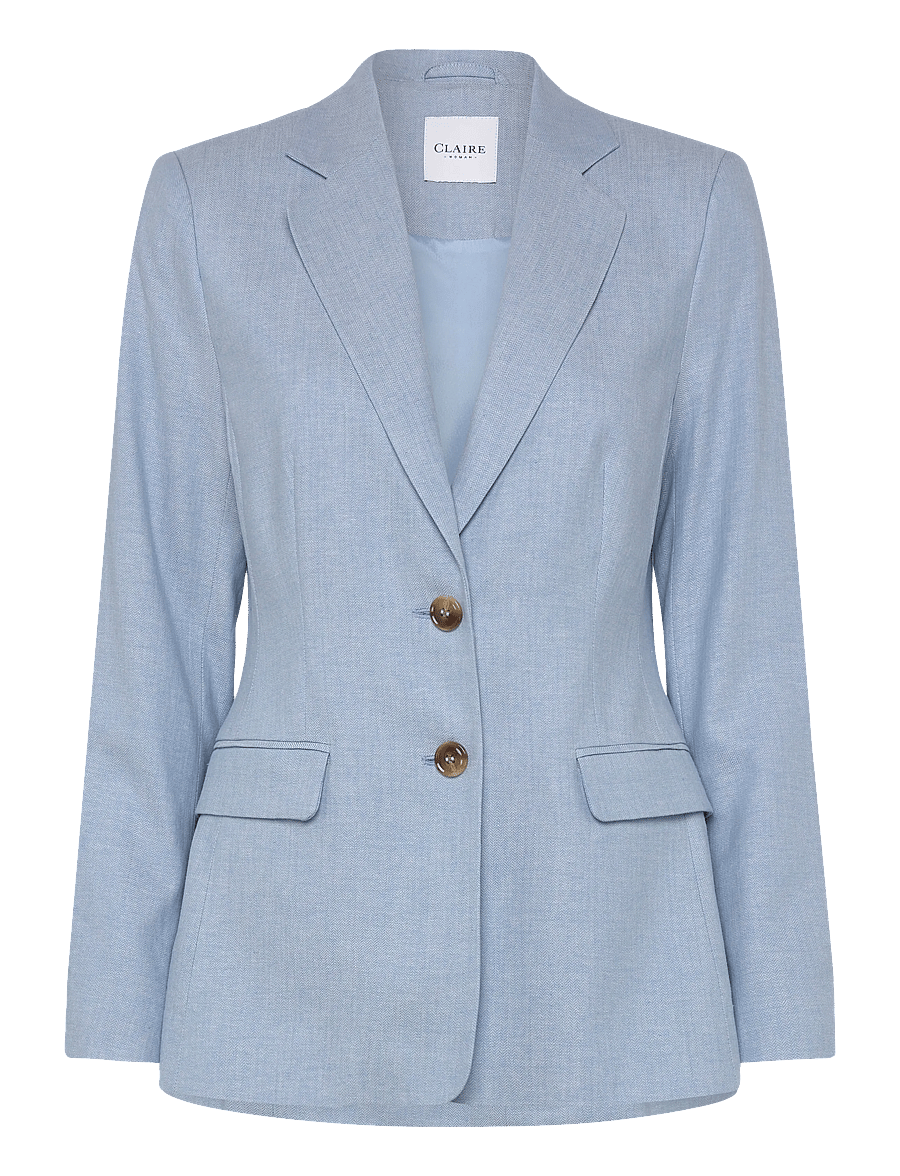 Claire Woman - Cwestella - enkeltradede blazere - vista blue - 1