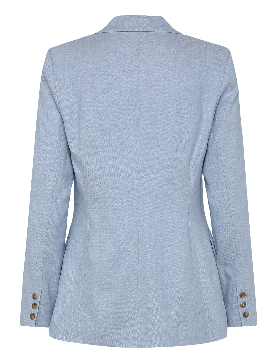 Claire Woman - Cwestella - enkeltradede blazere - vista blue - 2