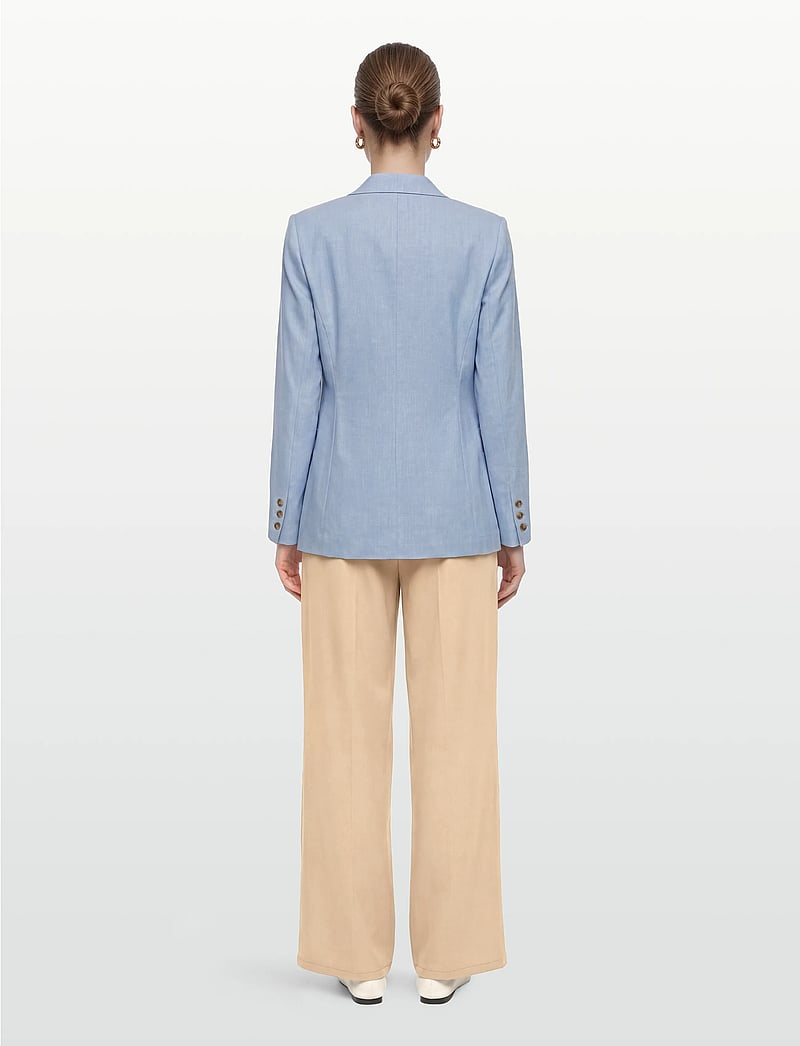 Claire Woman - Cwestella - enkeltradede blazere - vista blue - 4