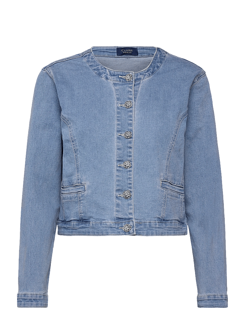 Claire Woman - Cweugeinia - frühlingsjacken - light blue denim - 0