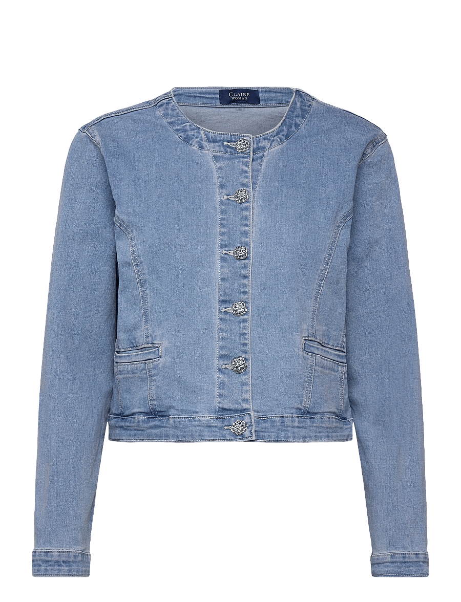 Claire Woman - Cweugeinia - frühlingsjacken - light blue denim - 1