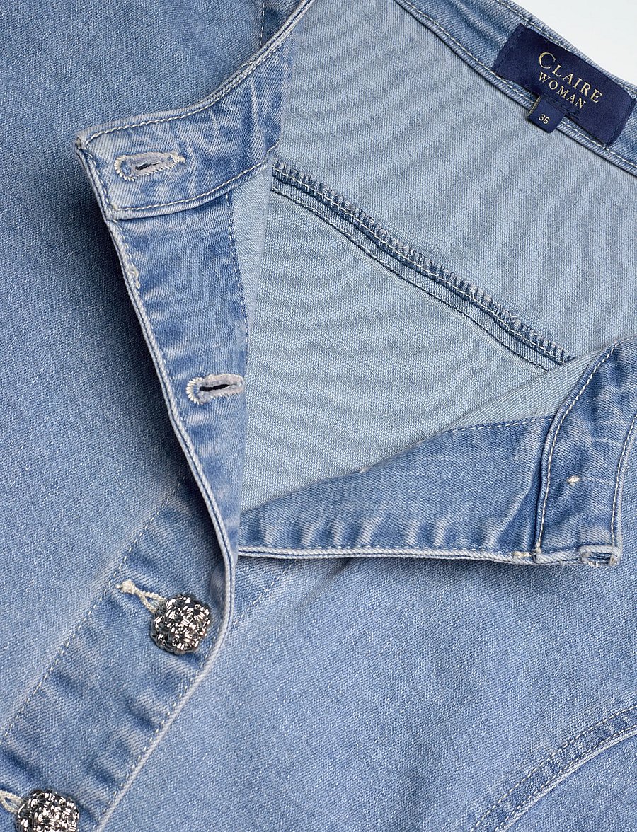 Claire Woman - Cweugeinia - frühlingsjacken - light blue denim - 5
