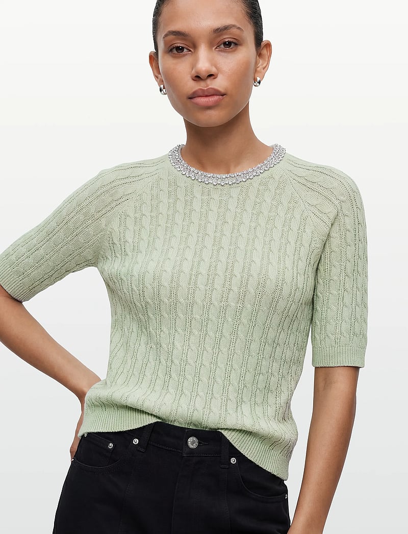 Claire Woman - Cwpearline - jumpers - pale aqua - 3