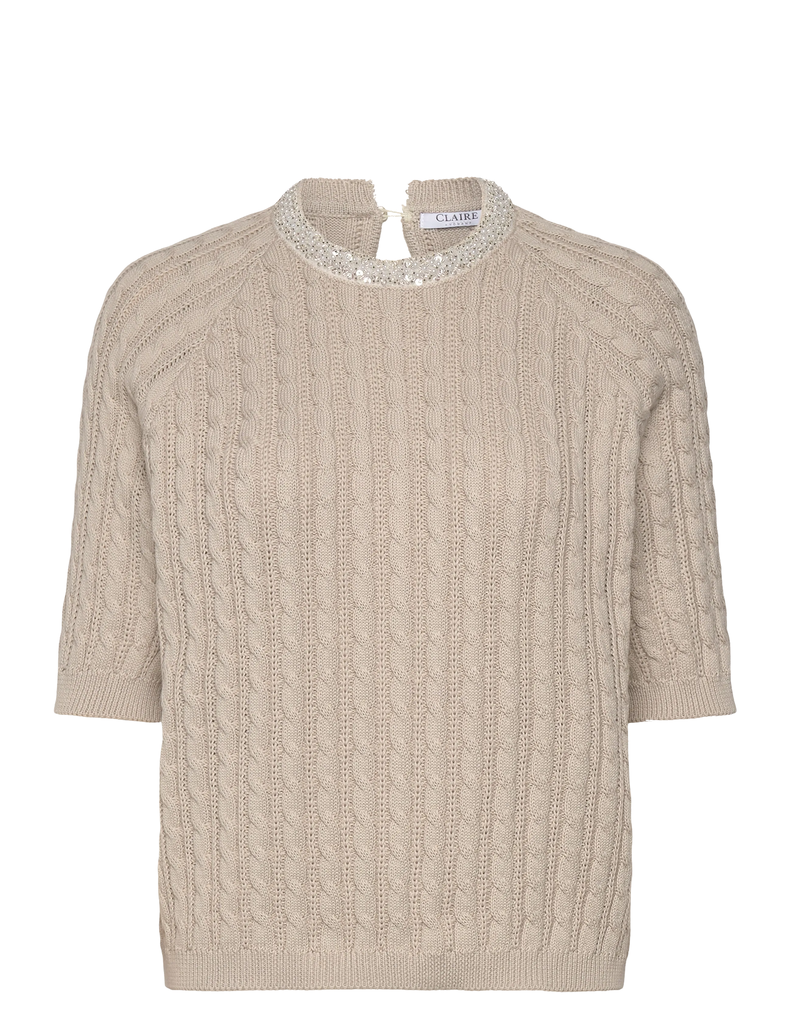 Claire Woman Cwpearline - Pullover - SAND STONE / beige
