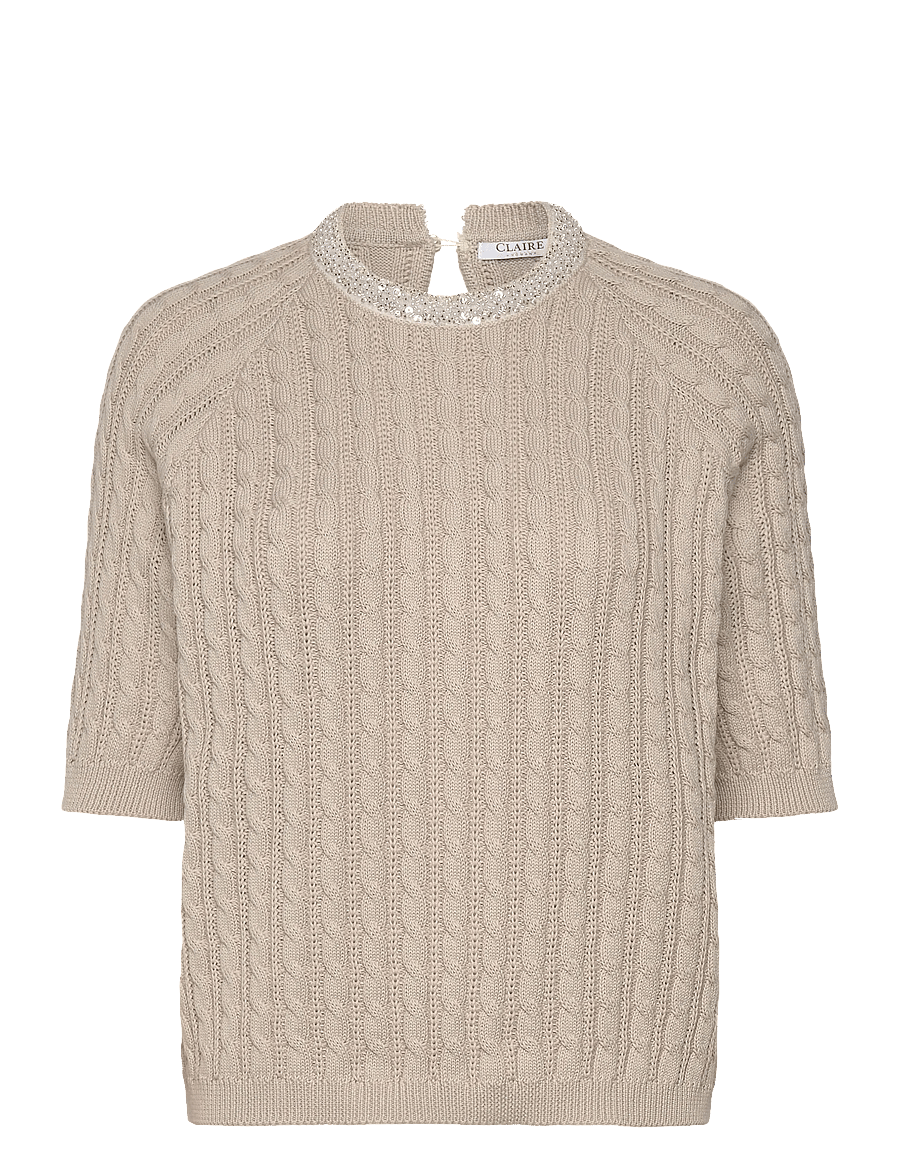 Claire Woman - Cwpearline - neulepuserot - sand stone - 1