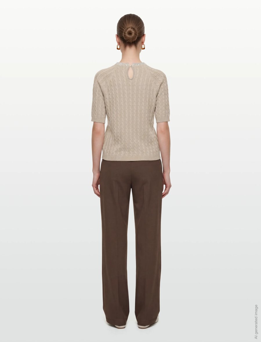 Claire Woman - Cwpearline - neulepuserot - sand stone - 4