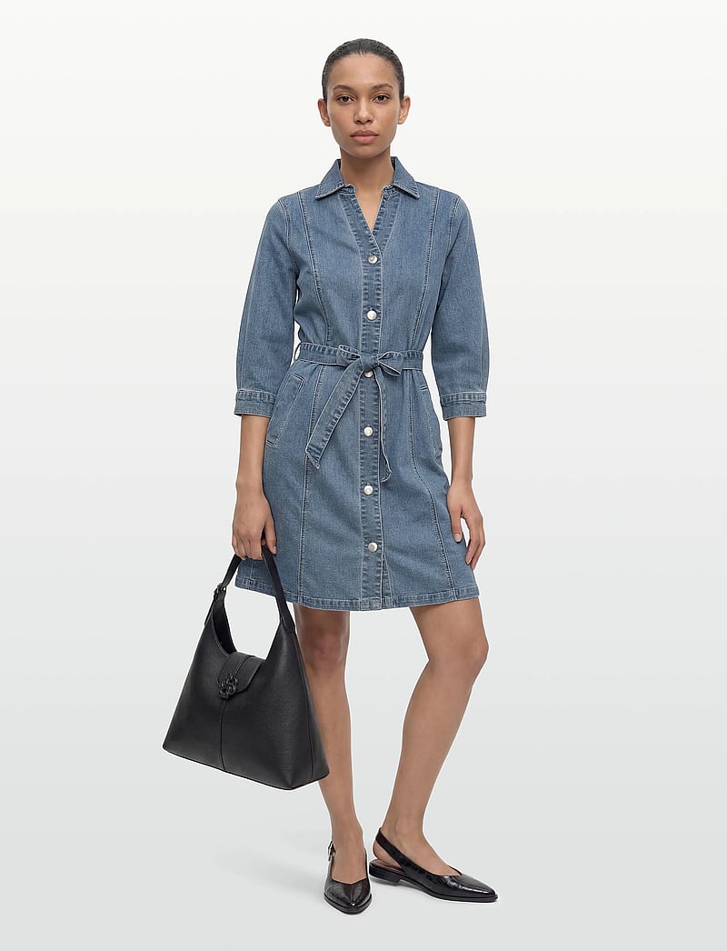 Claire Woman - Cwkimmie - jeanskleider - light blue denim - 0