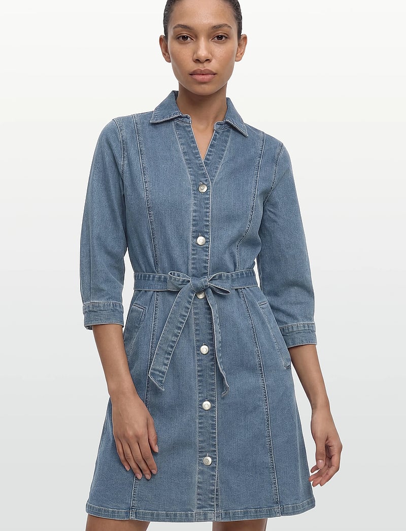 Claire Woman - Cwkimmie - jeanskleider - light blue denim - 4