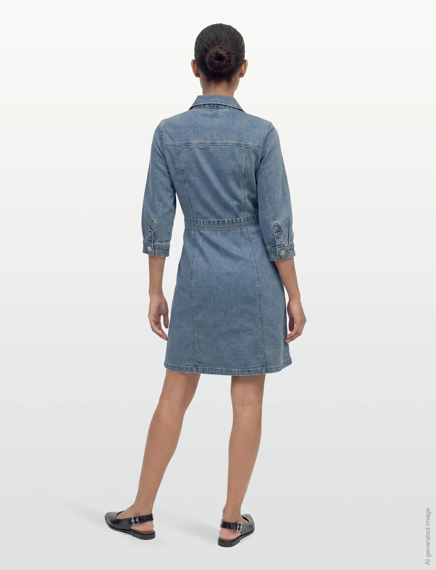 Claire Woman - Cwkimmie - džinsinės suknelės - light blue denim - 5