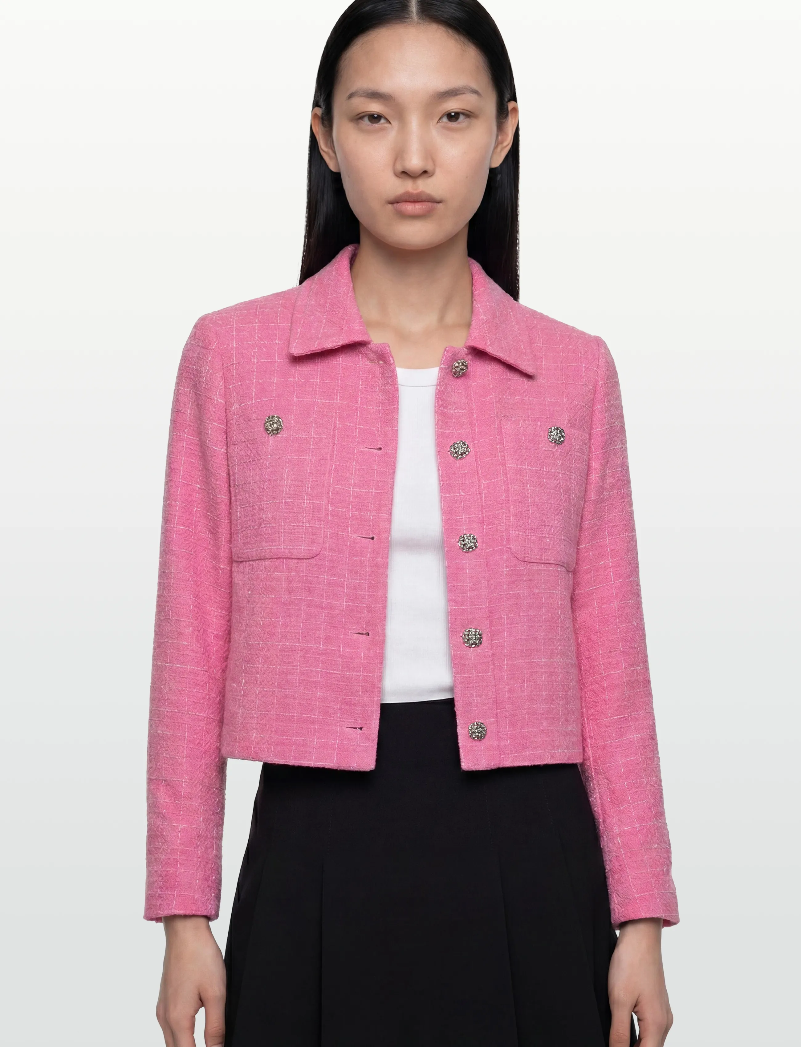 Claire Woman - Cweaemilie - bouclé - coral blush - 3