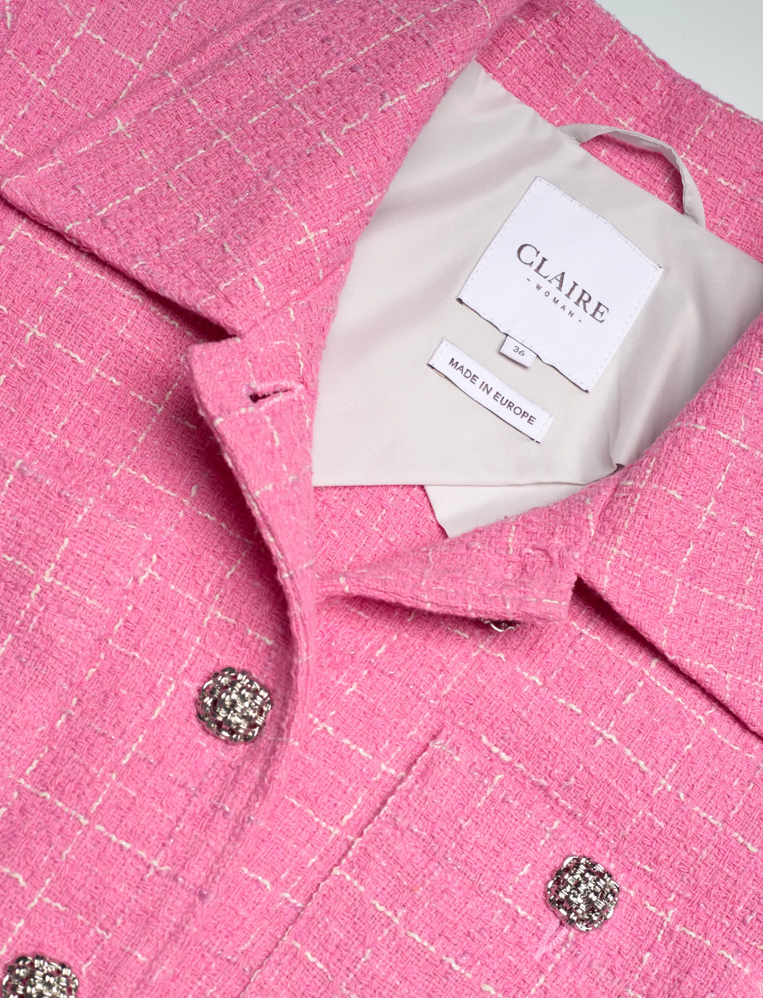 Claire Woman - Cweaemilie - bouclé - coral blush - 5